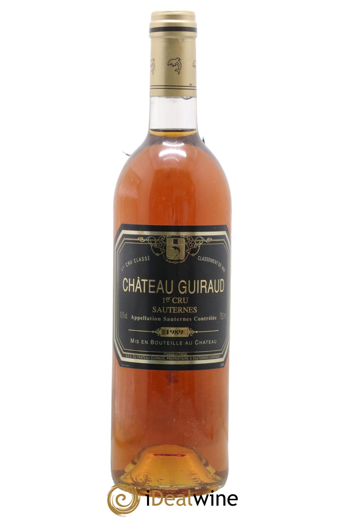 Château Guiraud 1er Grand Cru Classé 1989 - Lotto di 1 bottiglia - 0
