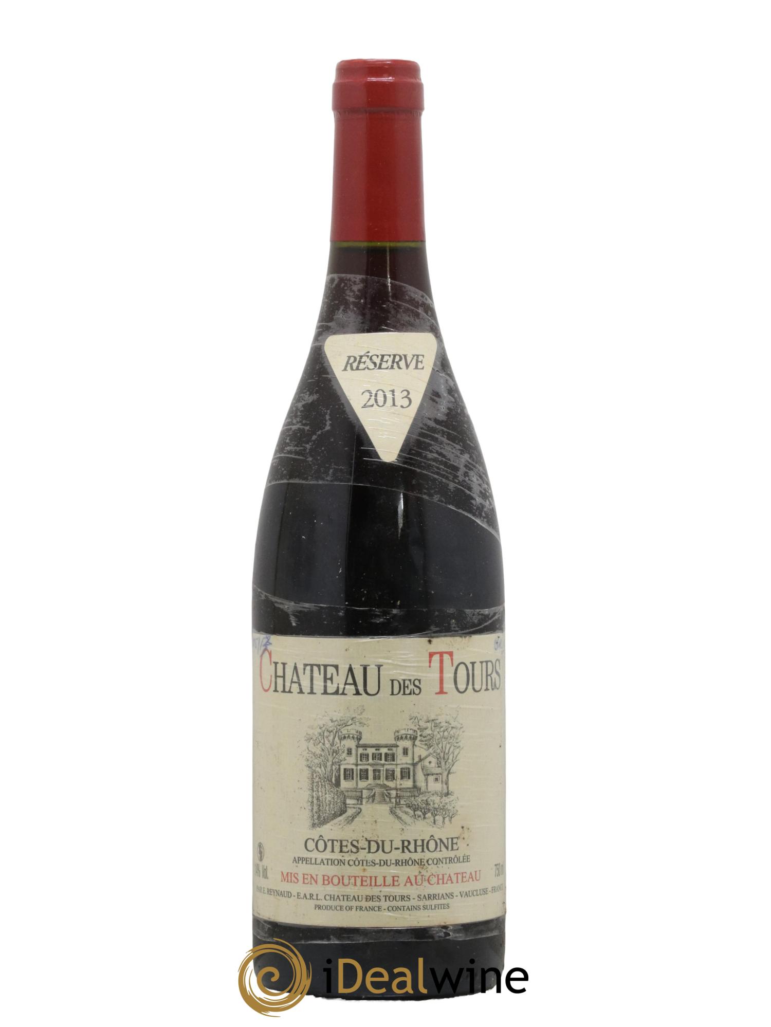 Côtes-du-Rhône Château des Tours Emmanuel Reynaud 2013 - Lot de 1 bouteille - 0