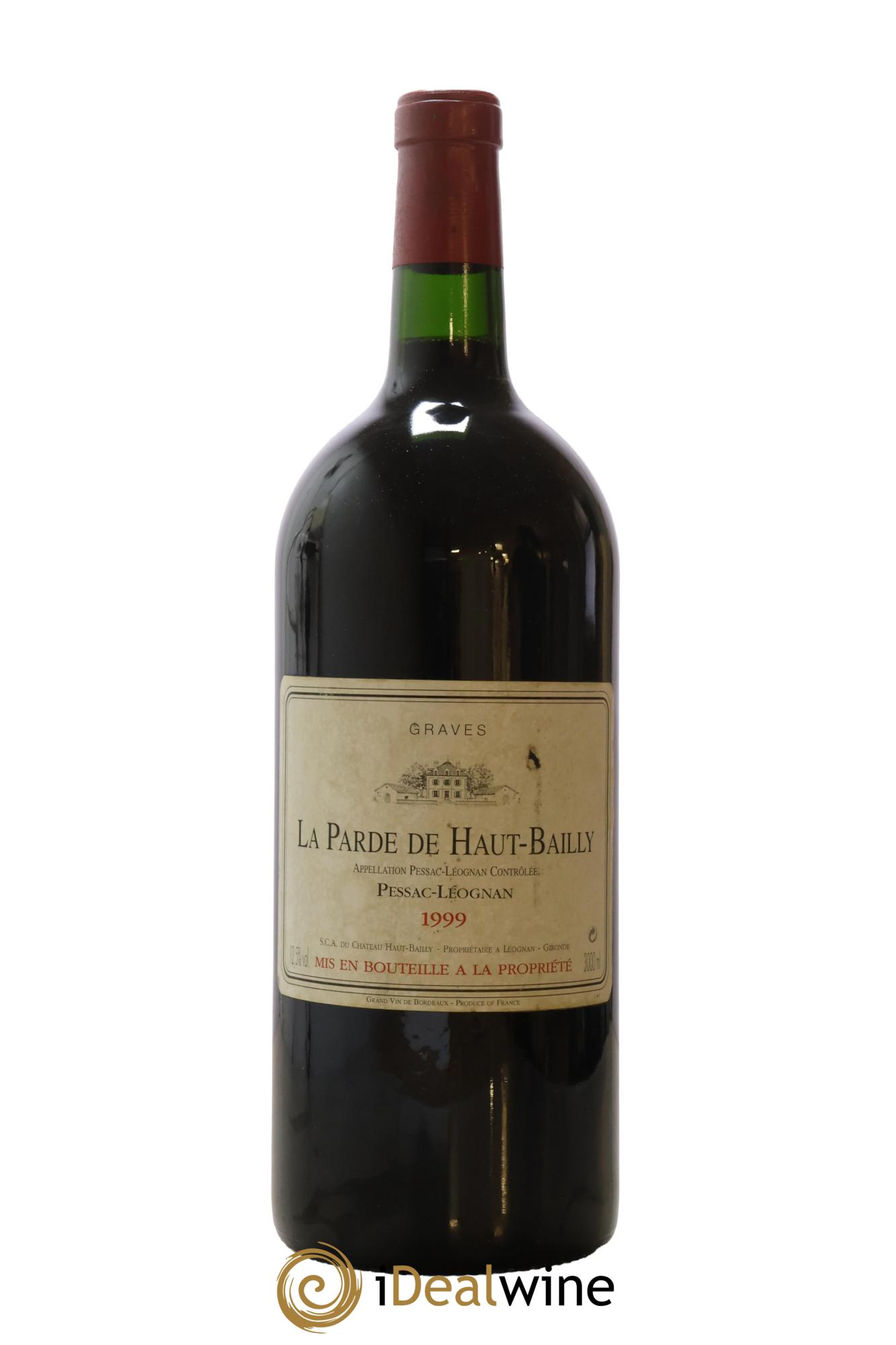 Haut Bailly II (Anciennement La Parde de Haut-Bailly) Second Vin 1999 - Lot de 1 double magnum - 0