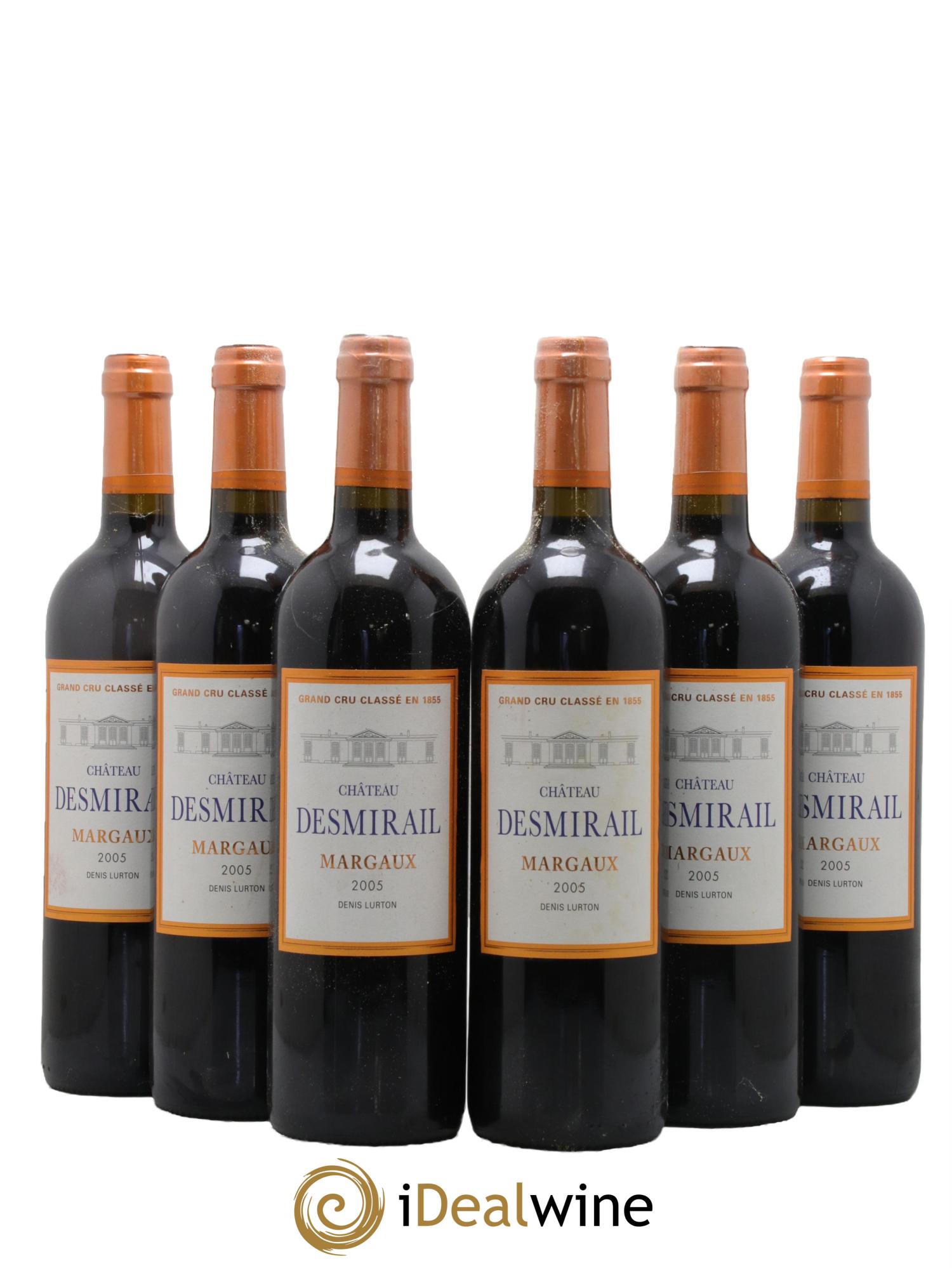 Château Desmirail 3ème Grand Cru Classé 2005 - Lot de 6 bouteilles - 0