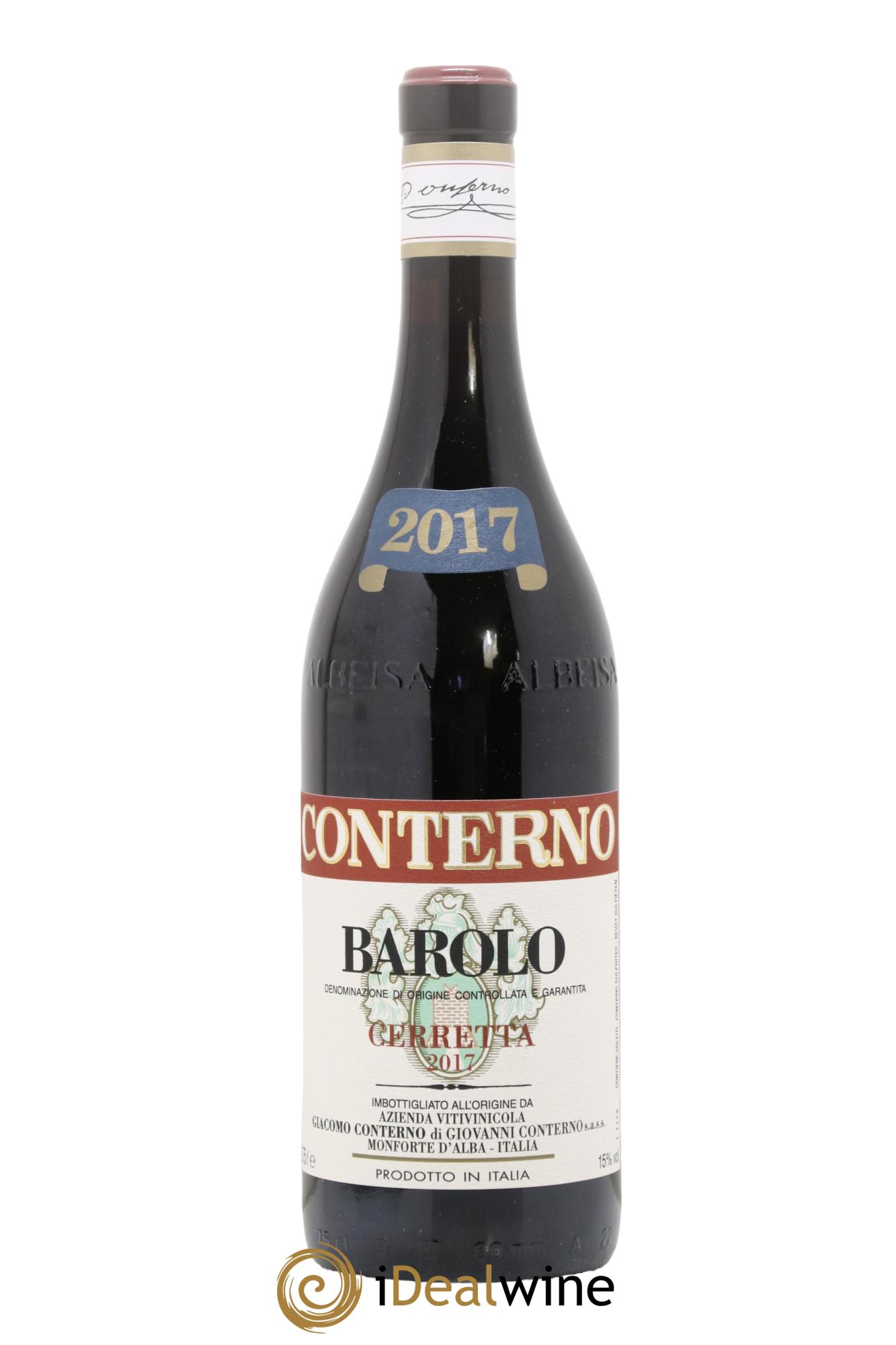 Barolo DOCG Cerretta Giacomo Conterno 2017 - Lot of 1 bottle - 0