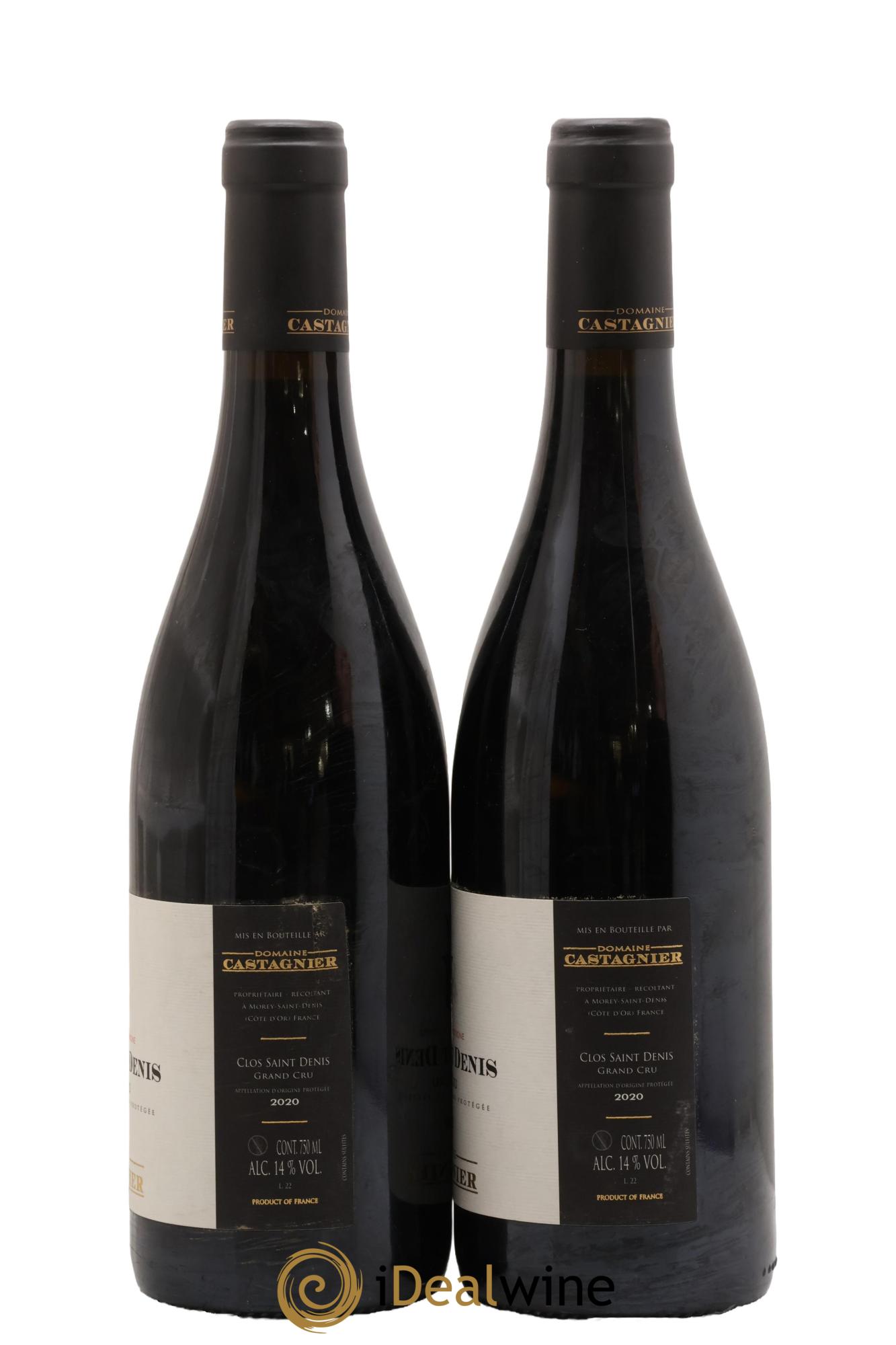 Clos Saint-Denis Grand Cru Castagnier (Domaine) 2020 - Lote de 2 botellas - 1
