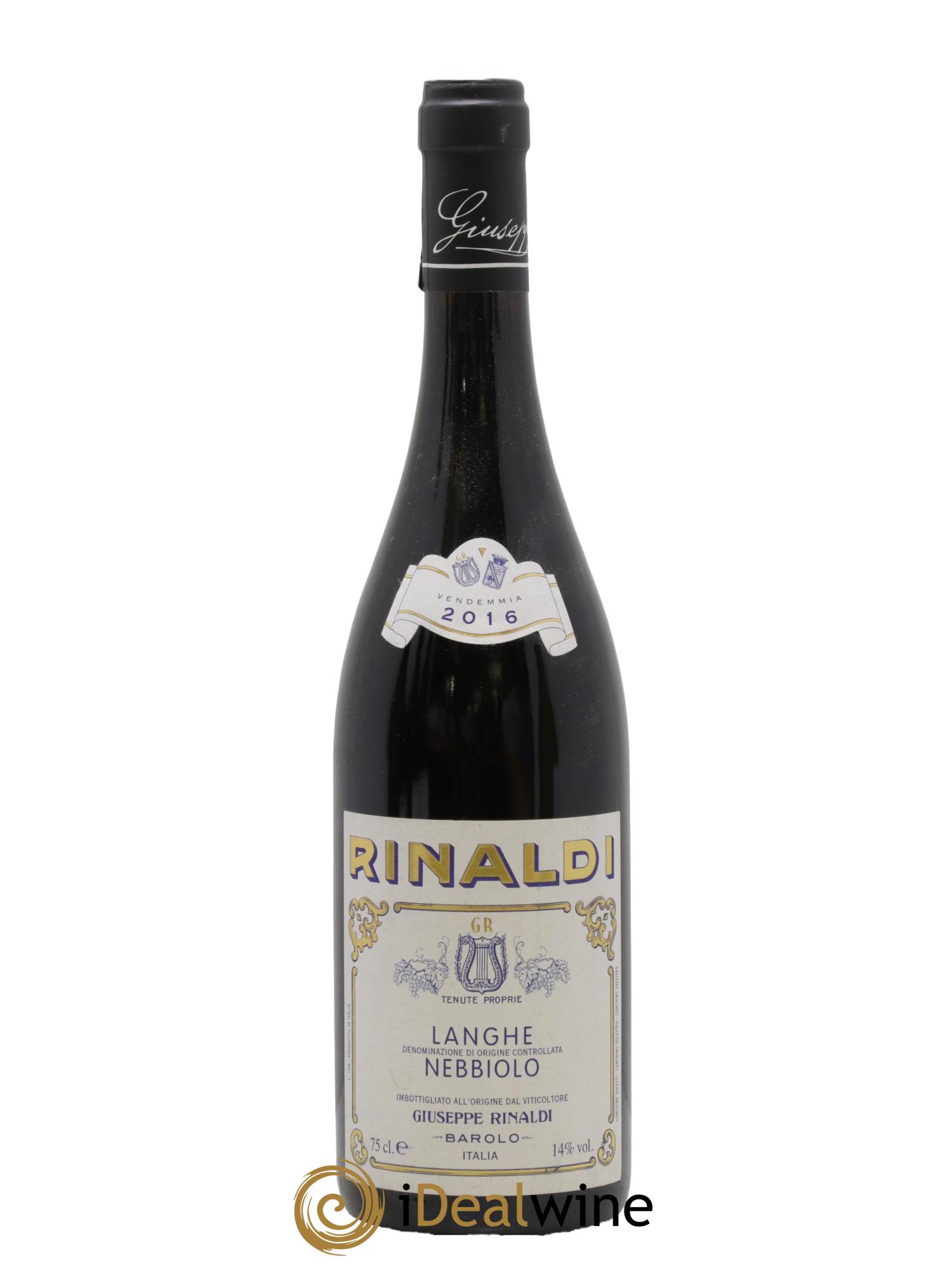 Langhe DOC Nebbiolo Giuseppe Rinaldi 2016 - Lot of 1 bottle - 0