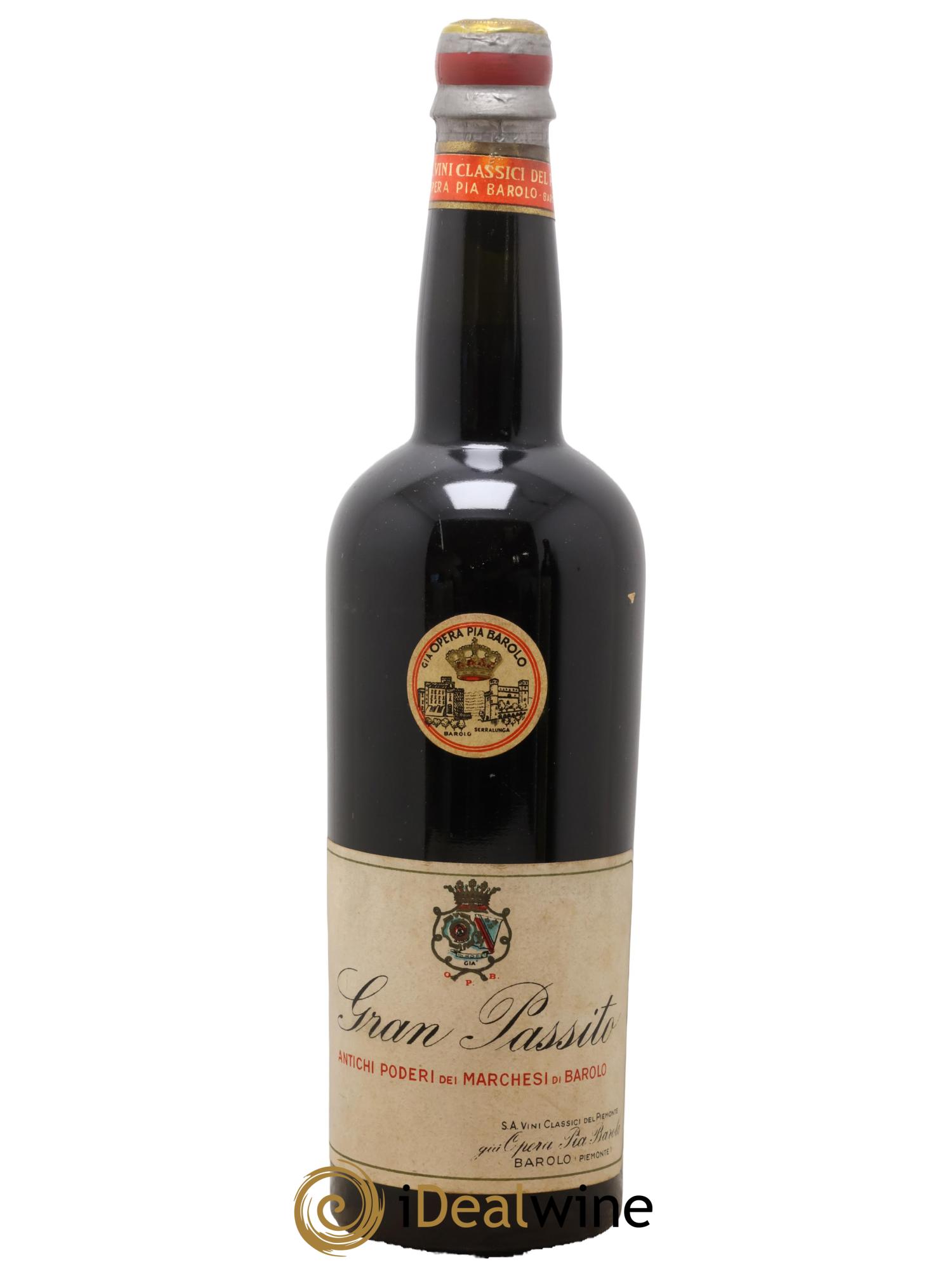 Italie Gran Passito Marchesi di Barolo - Lot de 1 bouteille - 0