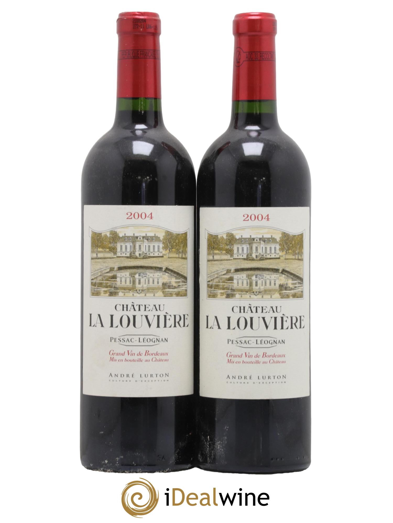 Château la Louvière 2004 - Lot de 2 bouteilles - 0