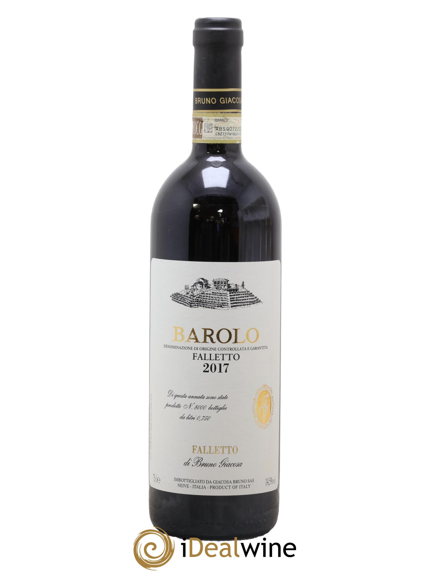Barolo DOCG Falletto Azienda Agricola Falletto di Bruno Giacosa 2017 - Lot of 1 bottle - 0