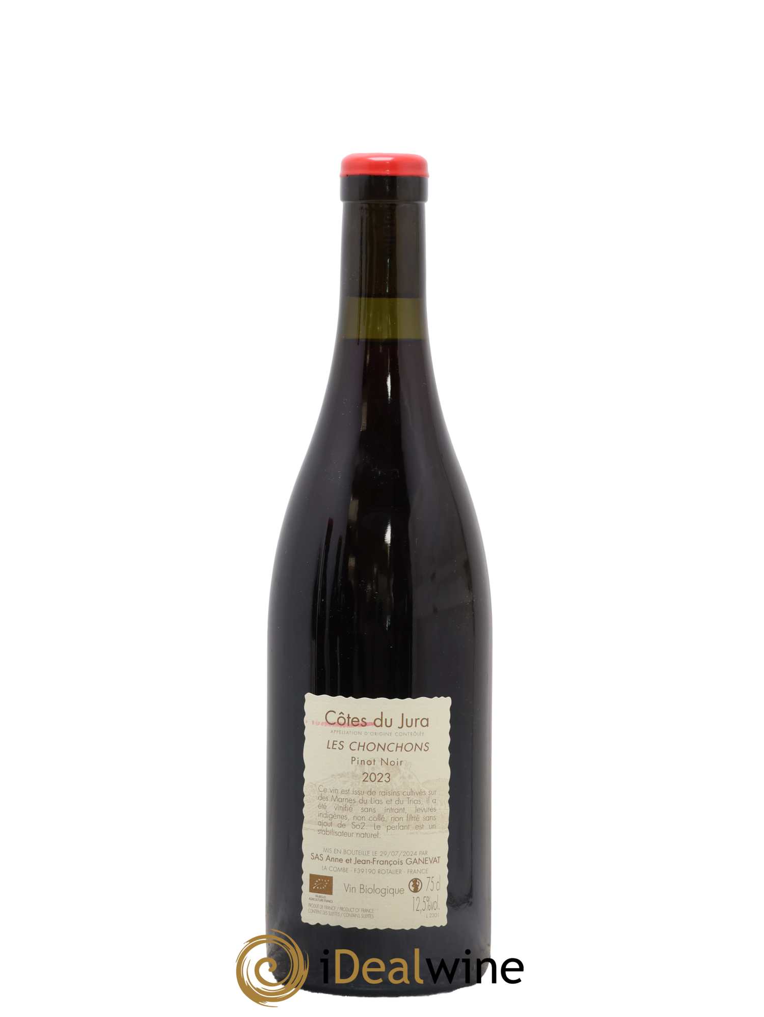 Côtes du Jura Pinot Noir Les Chonchons Anne et Jean François Ganevat 2023 - Lot de 1 bouteille - 1