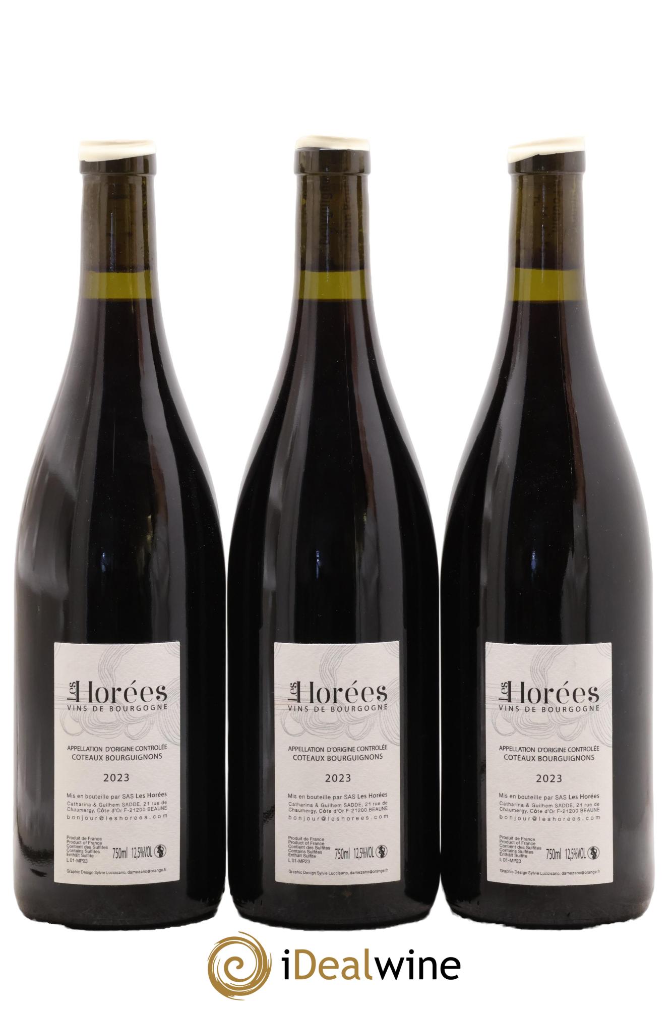 Coteaux Bourguignons Mon Poulain Les Horées 2023 - Lot de 3 bouteilles - 1