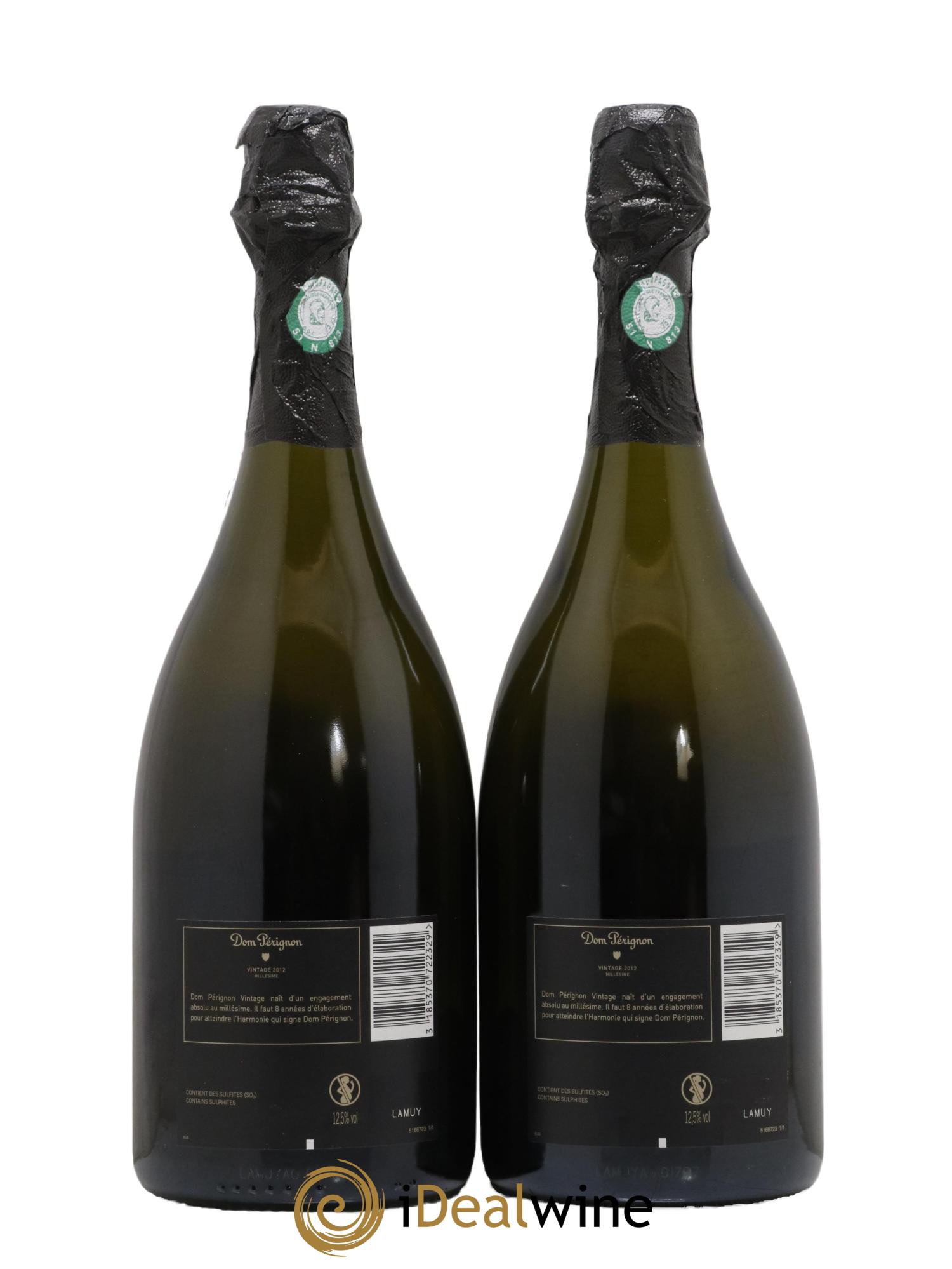 Brut Dom Pérignon 2012 - Lot de 2 bouteilles - 1