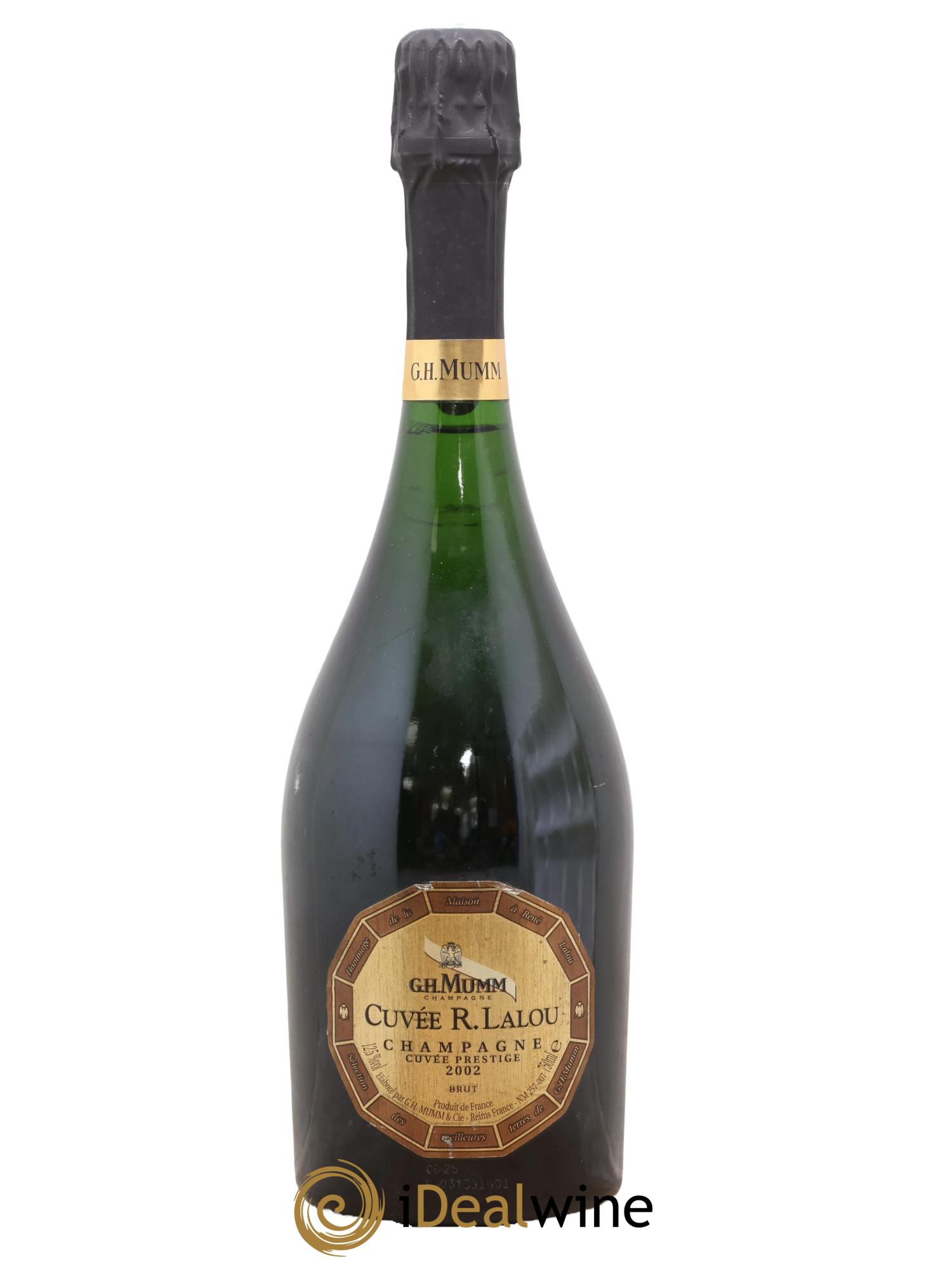 René Lalou Mumm 2002 - Lot of 1 bottle - 0