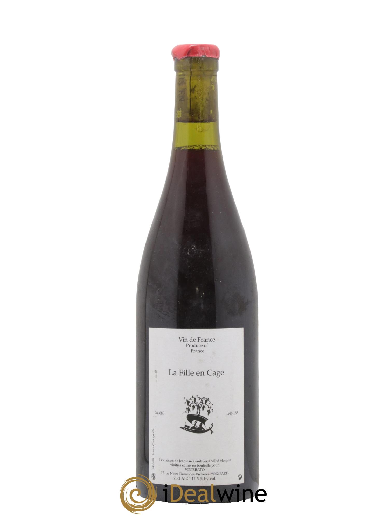 Vin de France La Fille en Cage Domaine Jean-Marc Brignot 2009 - Lot de 1 bouteille - 0