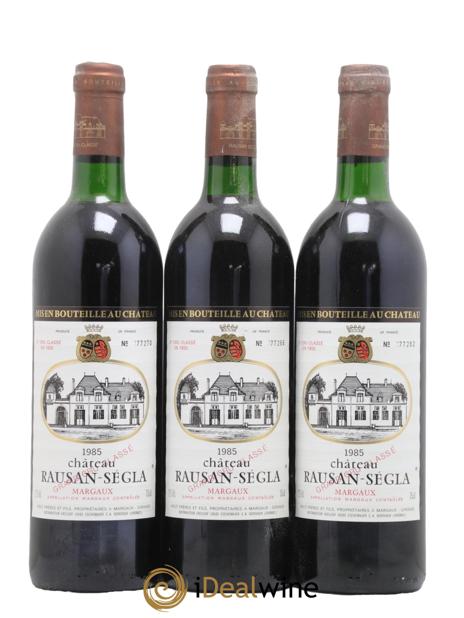Château Rauzan Ségla Grand Cru Classé 1985 - Lot de 12 bouteilles - 2