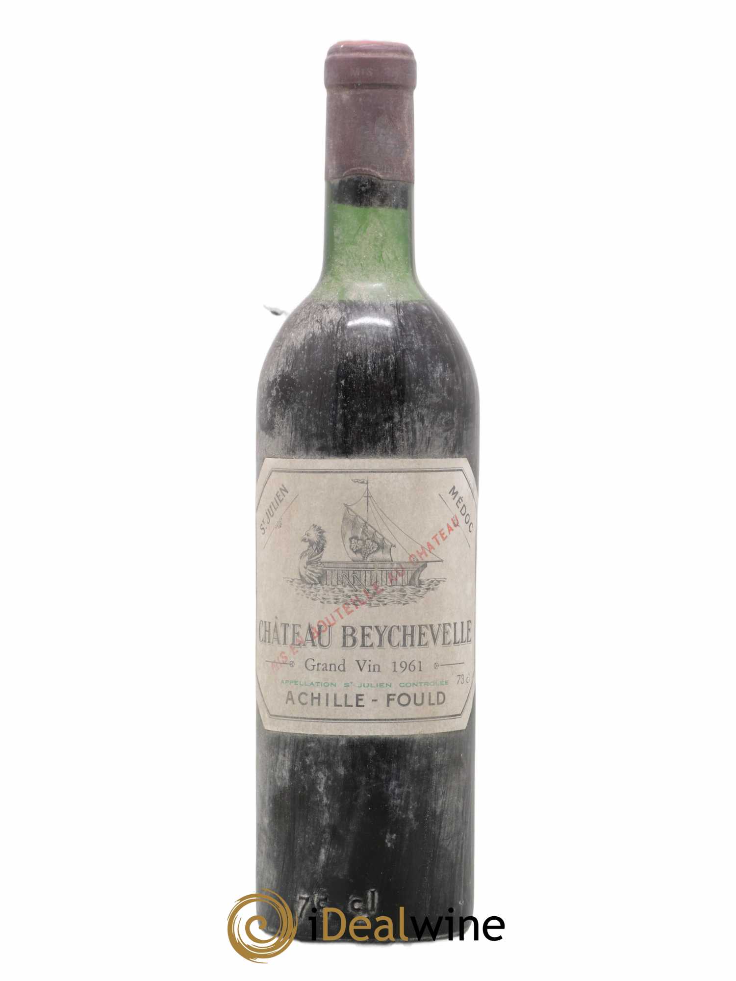 Château Beychevelle 4ème Grand Cru Classé 1961 - Lot de 1 bouteille - 0