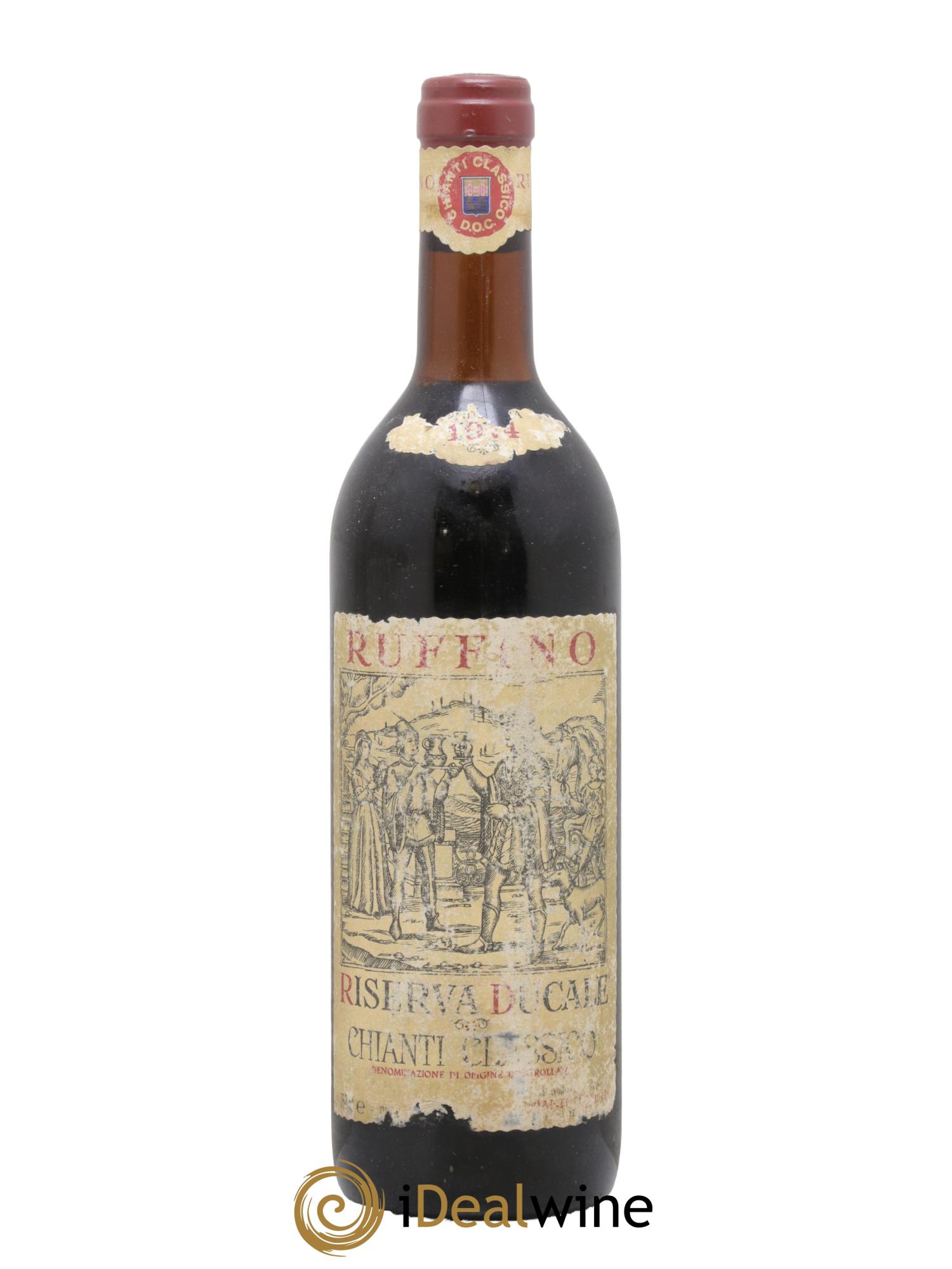 Chianti Classico DOCG Riserva Ducale Ruffino 1974 - Lotto di 1 bottiglia - 0