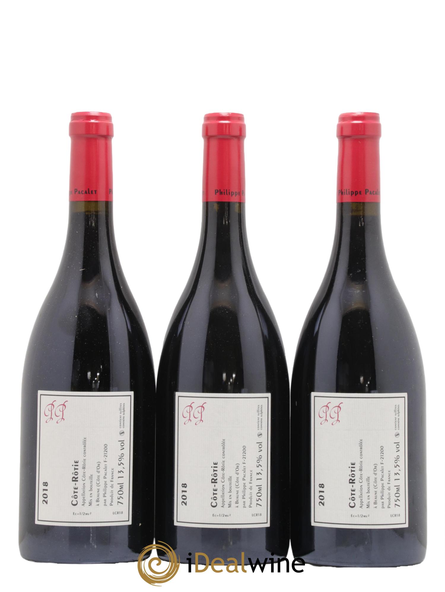 Côte-Rôtie Philippe Pacalet  2018 - Posten von 3 Flaschen - 1