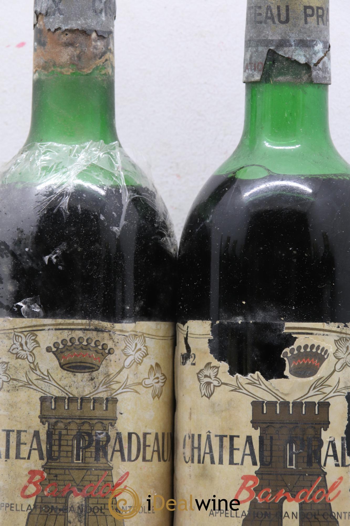 Bandol Château Pradeaux Famille Portalis  1982 - Lot of 2 bottles - 1