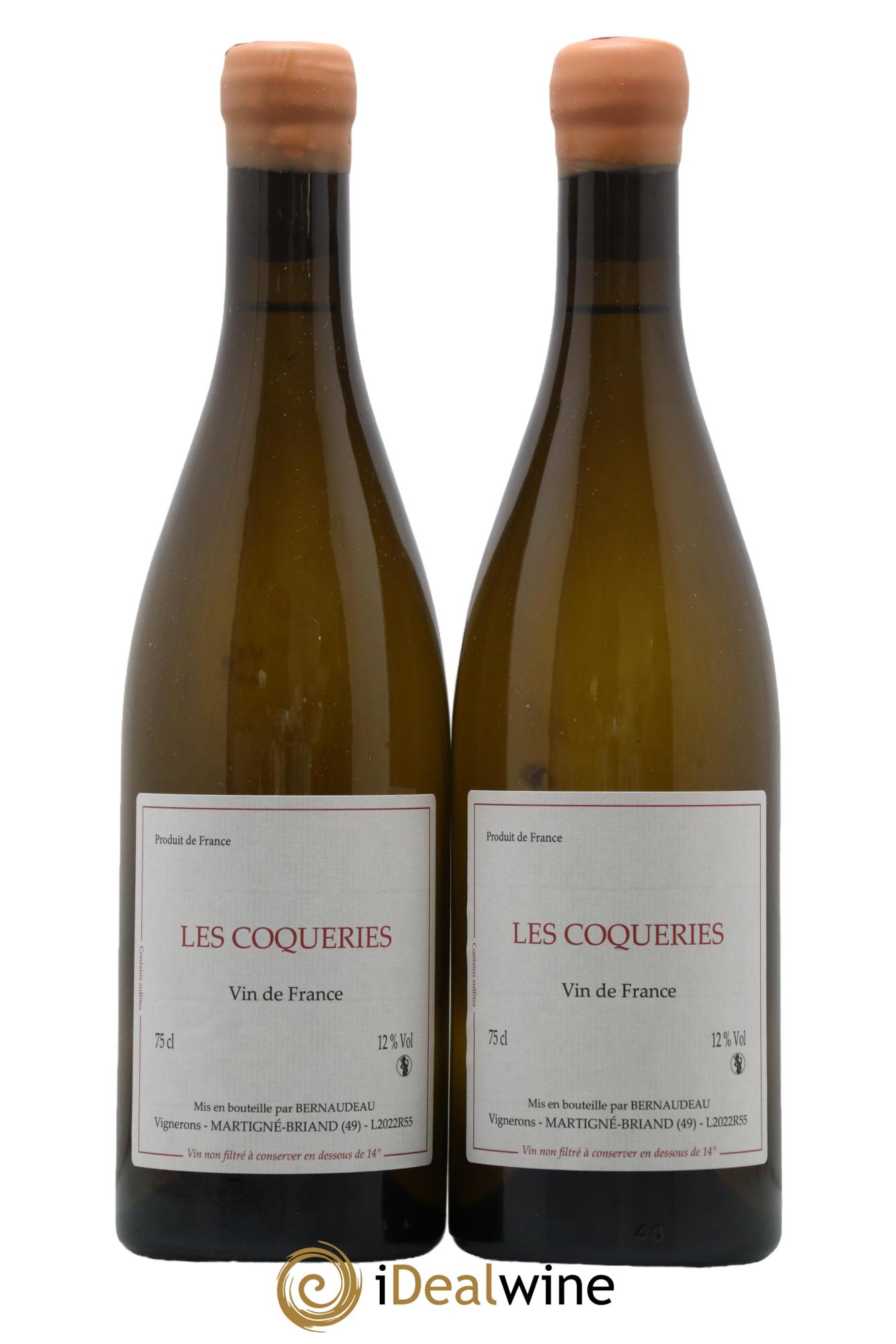 Vin de France Les Coqueries Stéphane Bernaudeau (Domaine) 2022 - Lot de 2 bouteilles - 0
