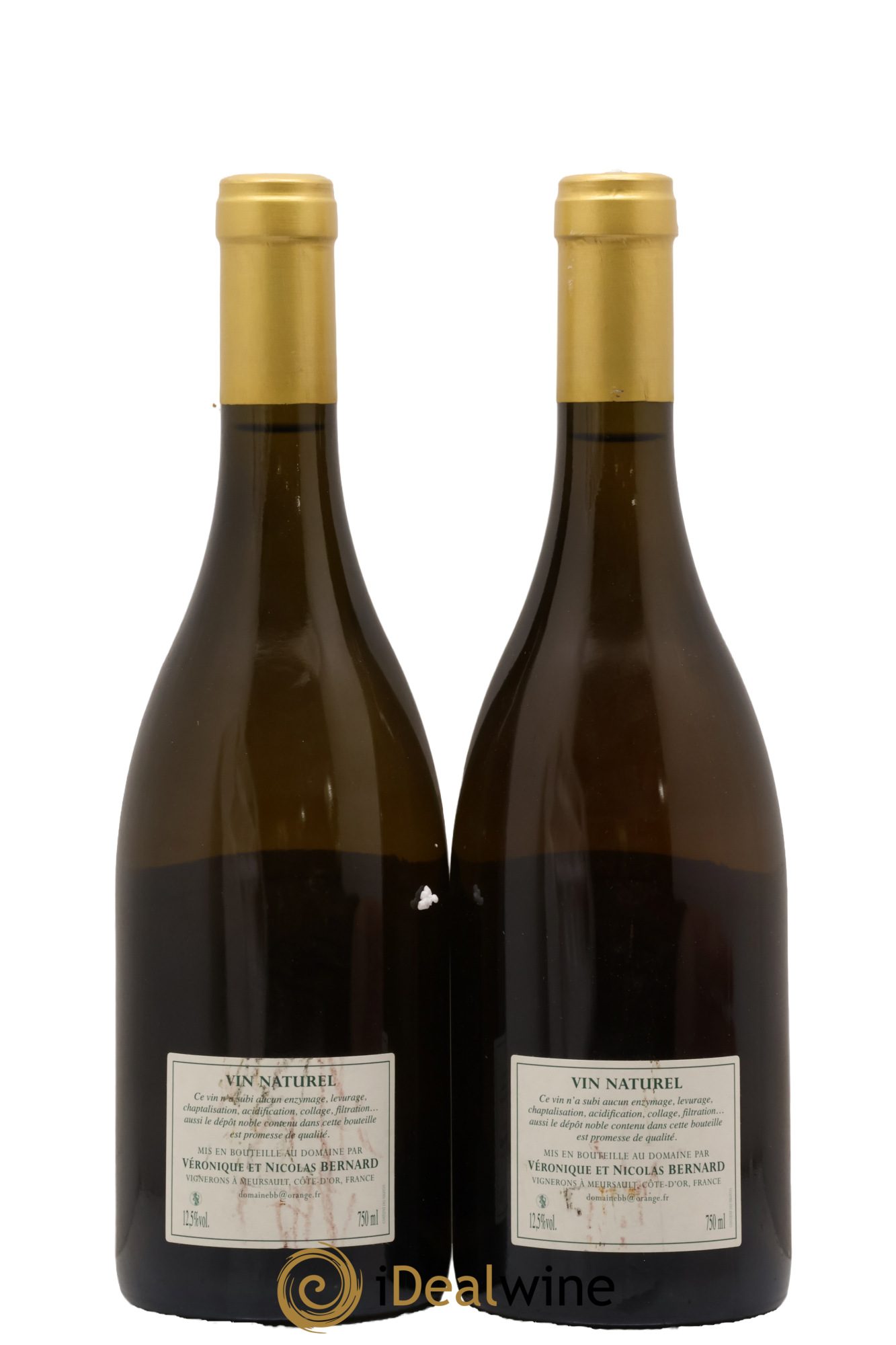 Meursault 1er Cru Les Charmes Dessus Bernard Bonin 2013 - Lot de 2 bouteilles - 1