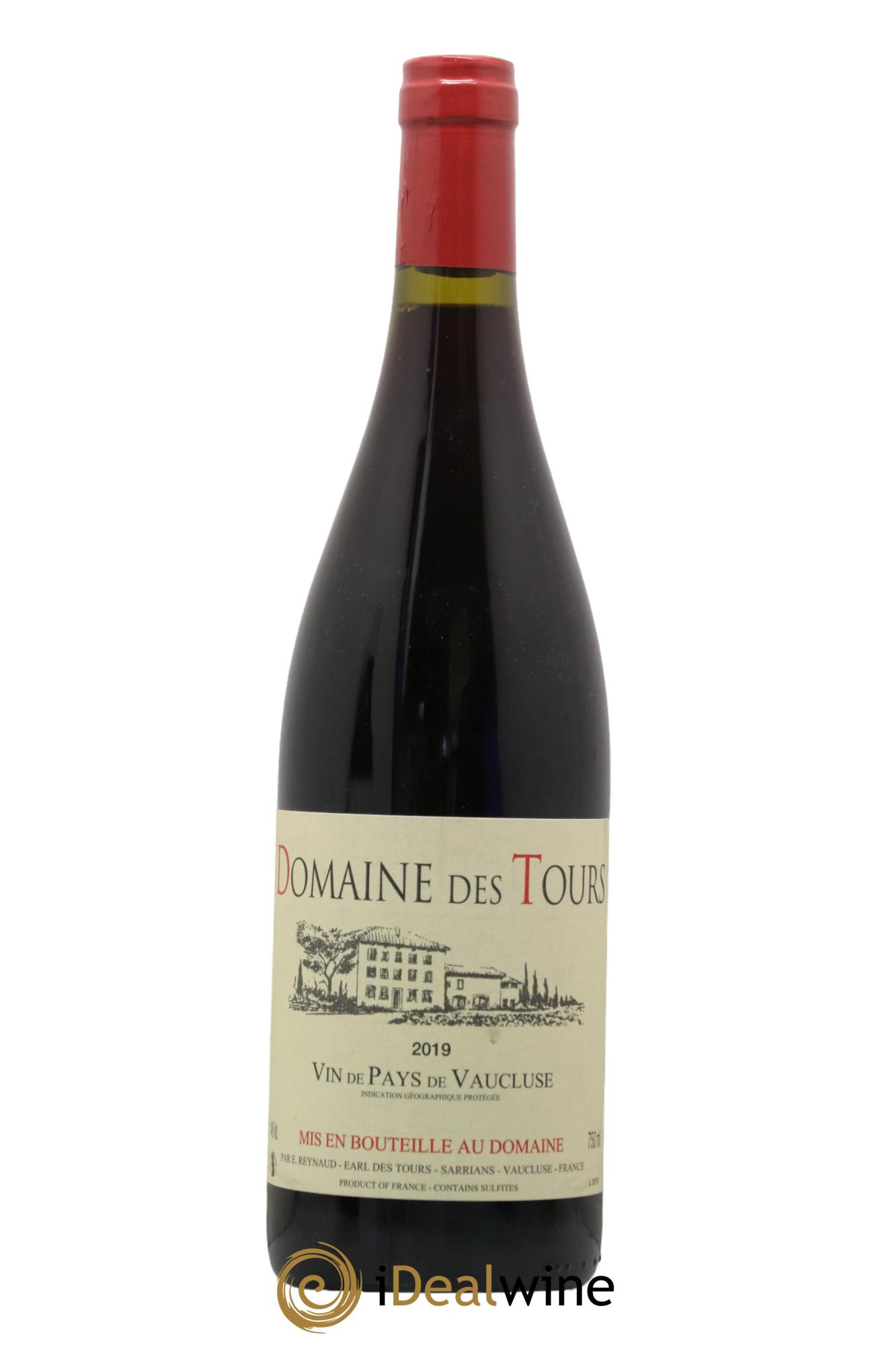 Vaucluse (Vin de Pays de Vaucluse) Domaine des Tours Emmanuel Reynaud 2019 - Lot de 1 bouteille - 0