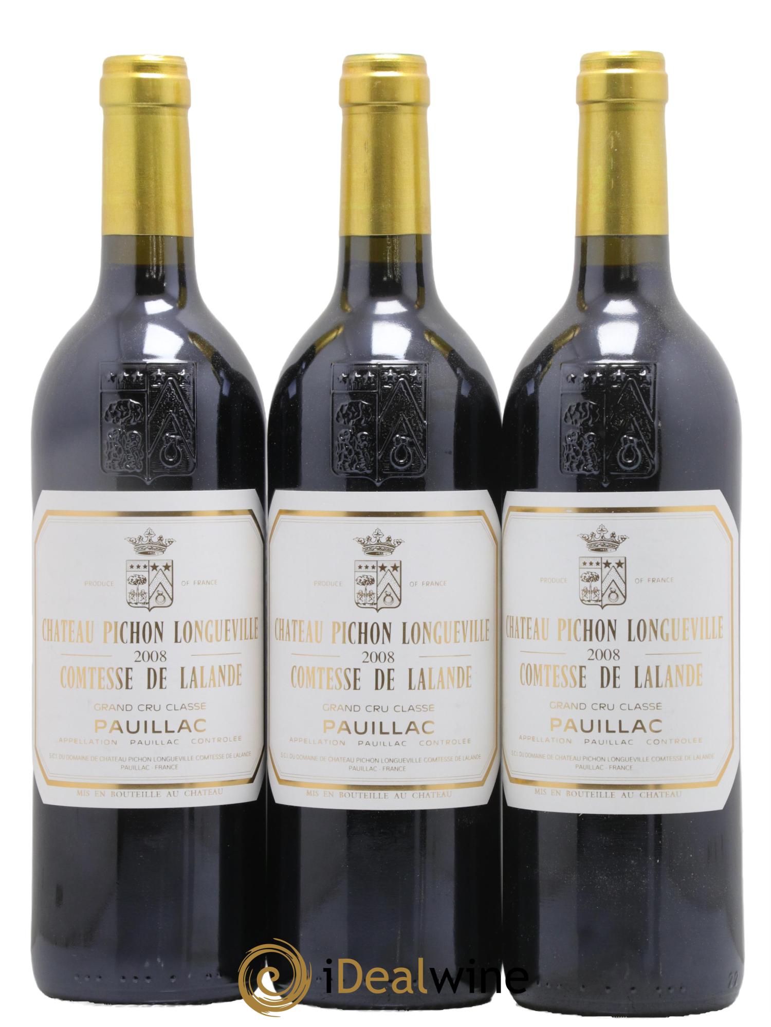 Château Pichon Longueville Comtesse de Lalande 2ème Grand Cru Classé 2008 - Lotto di 6 bottiglie - 2