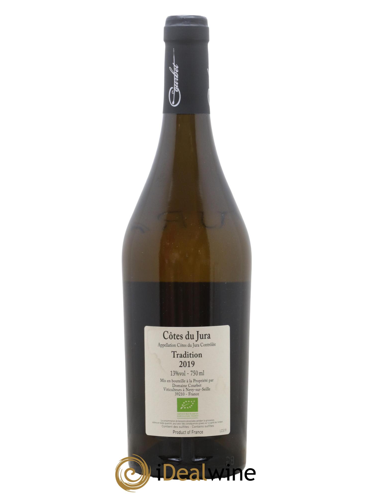 Côtes du Jura Domaine Courbet Tradition 2019 - Lot de 1 bouteille - 1