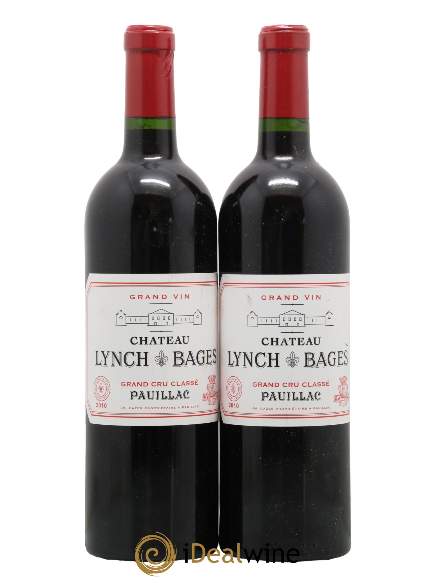 Château Lynch Bages 5ème Grand Cru Classé 2010 - Lot de 2 bouteilles - 0