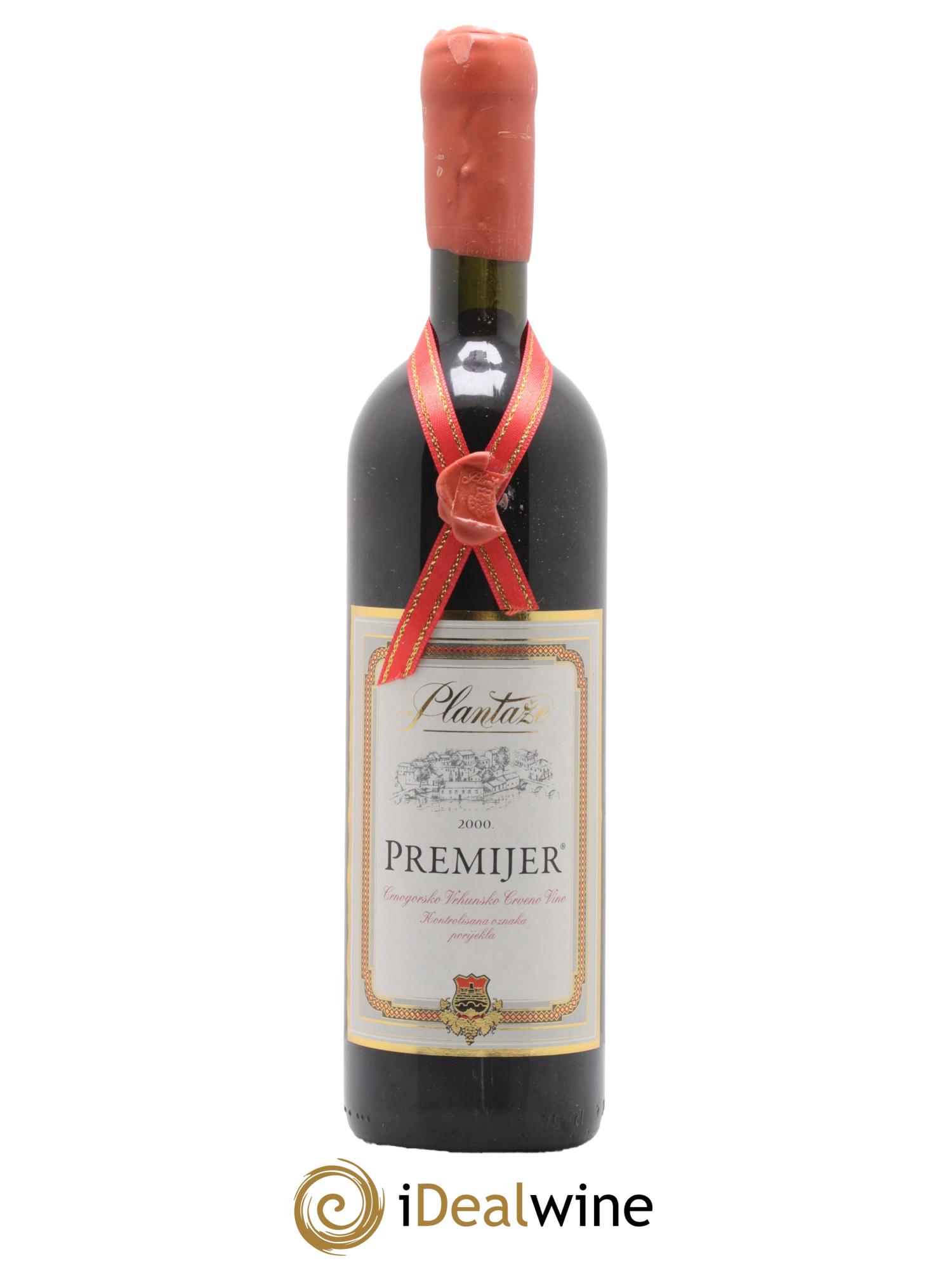 Vins Etrangers Montenegro Plantaze Premijer 2000 - Lot de 1 bouteille - 0