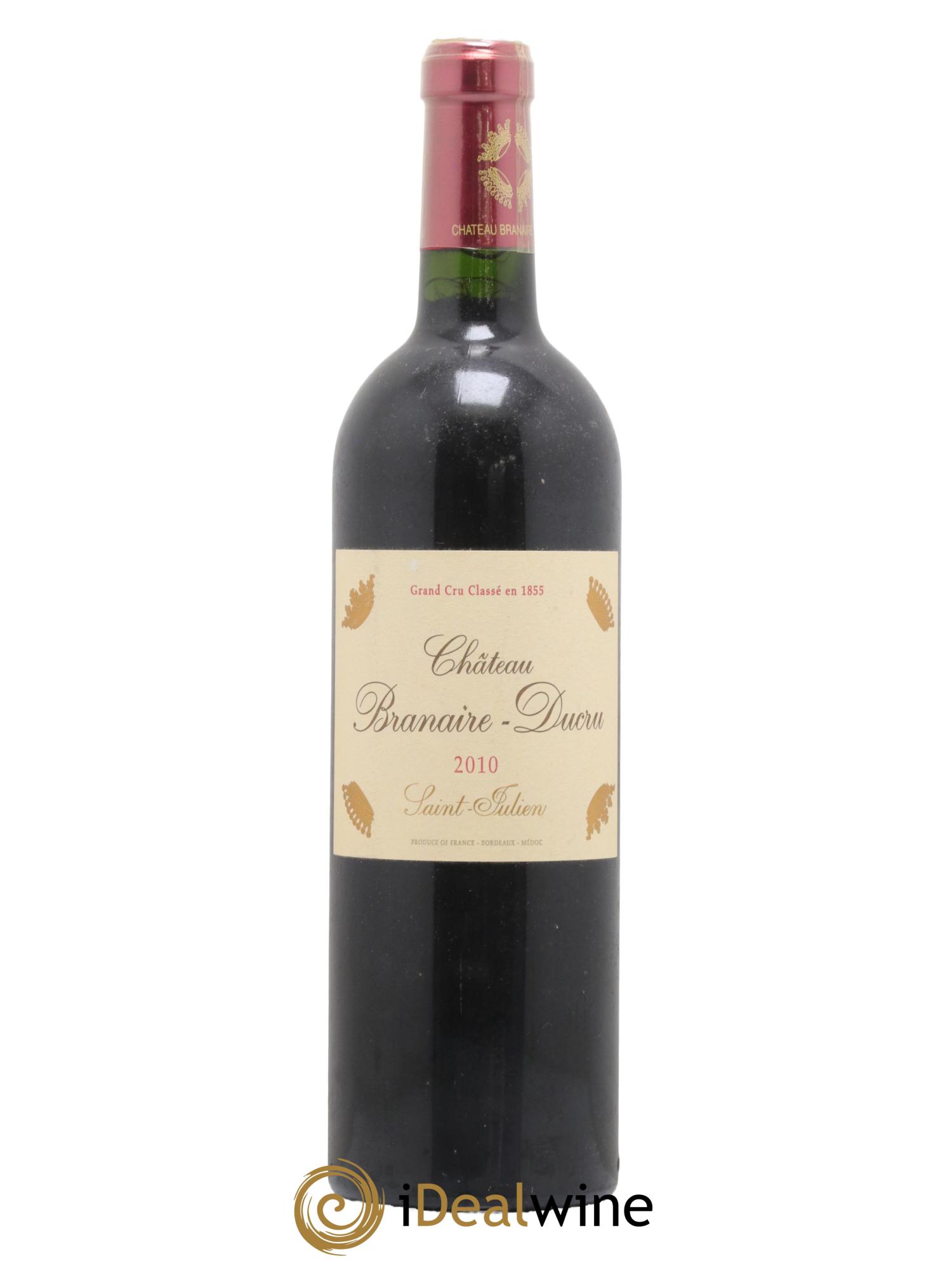 Château Branaire Ducru 4ème Grand Cru Classé 2010 - Lot de 1 bouteille - 0