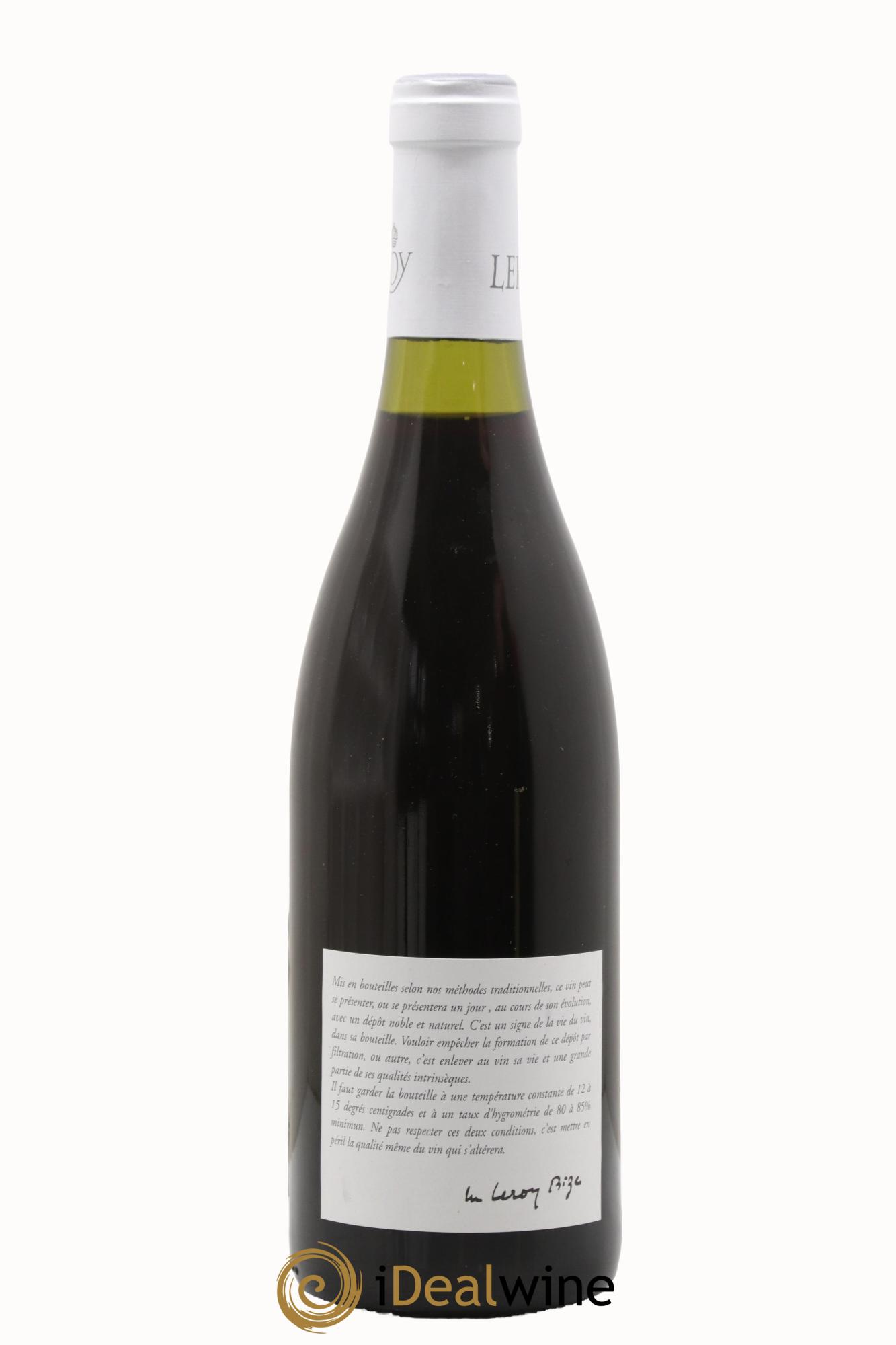 Santenay 1er Cru La Comme Leroy SA 2009 - Lot of 1 bottle - 1