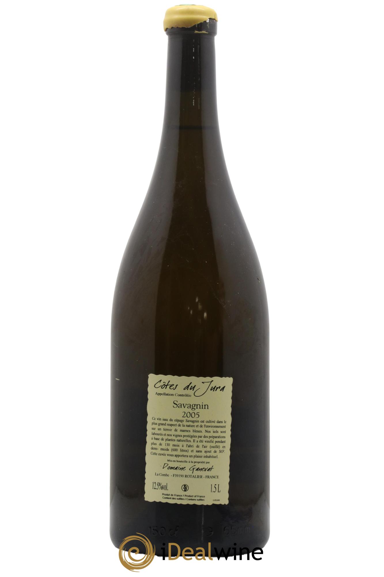 Côtes du Jura Les Vignes de mon Père Jean-François Ganevat (Domaine) 2005 - Lot de 1 magnum - 1