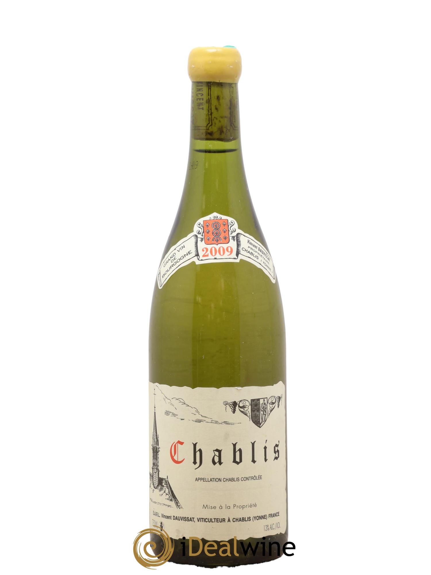 Chablis Vincent Dauvissat (Domaine) 2009 - Lot of 1 bottle - 0