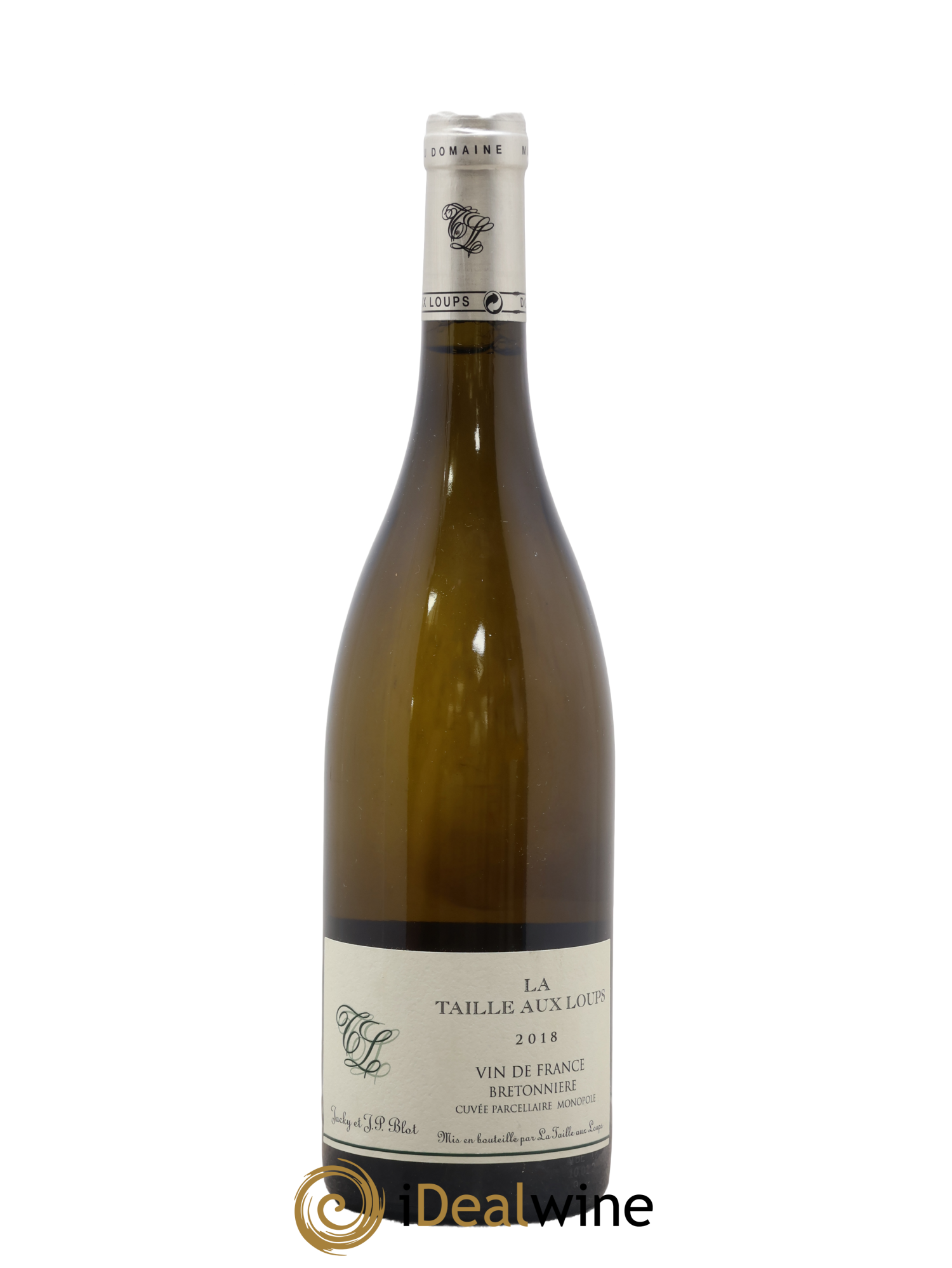 Vin de France Bretonnière La Taille aux Loups - Jacky Blot 2018 - Lot de 1 bouteille - 0