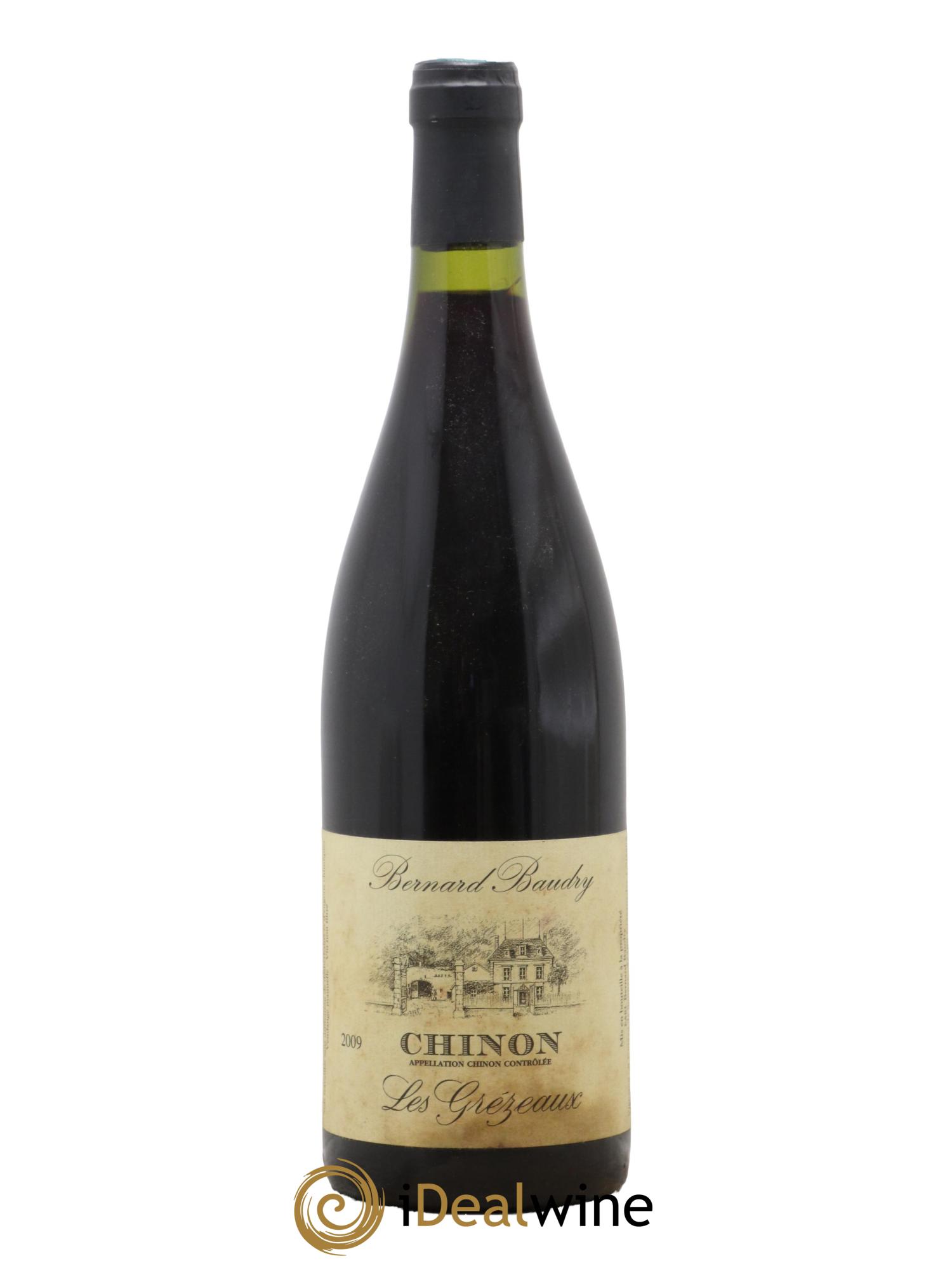 Chinon Les Grézeaux Bernard Baudry 2009 - Lot de 1 bouteille - 0