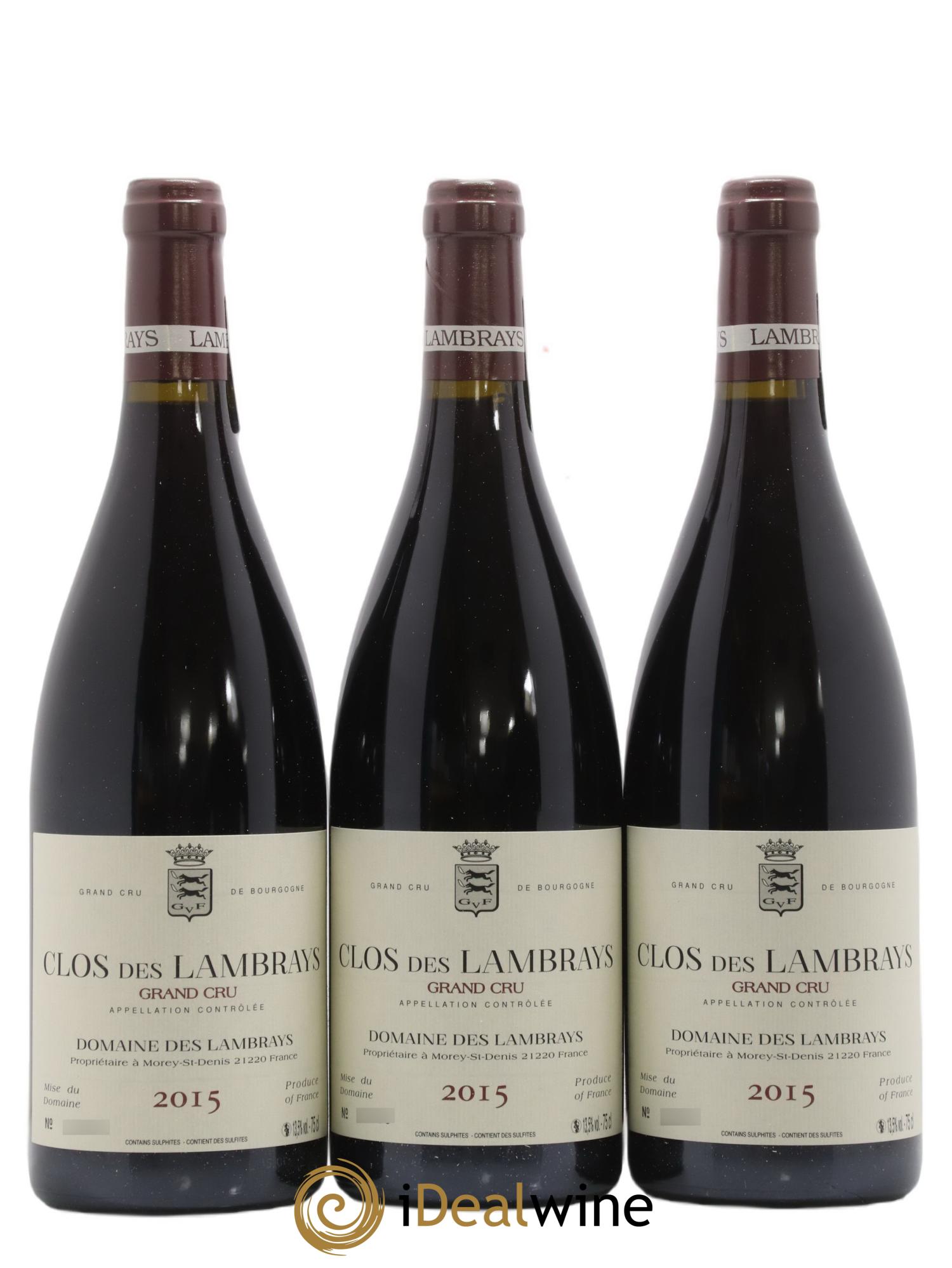 Clos des Lambrays Grand Cru Domaine des Lambrays 2015 - Lot de 6 bouteilles - 2