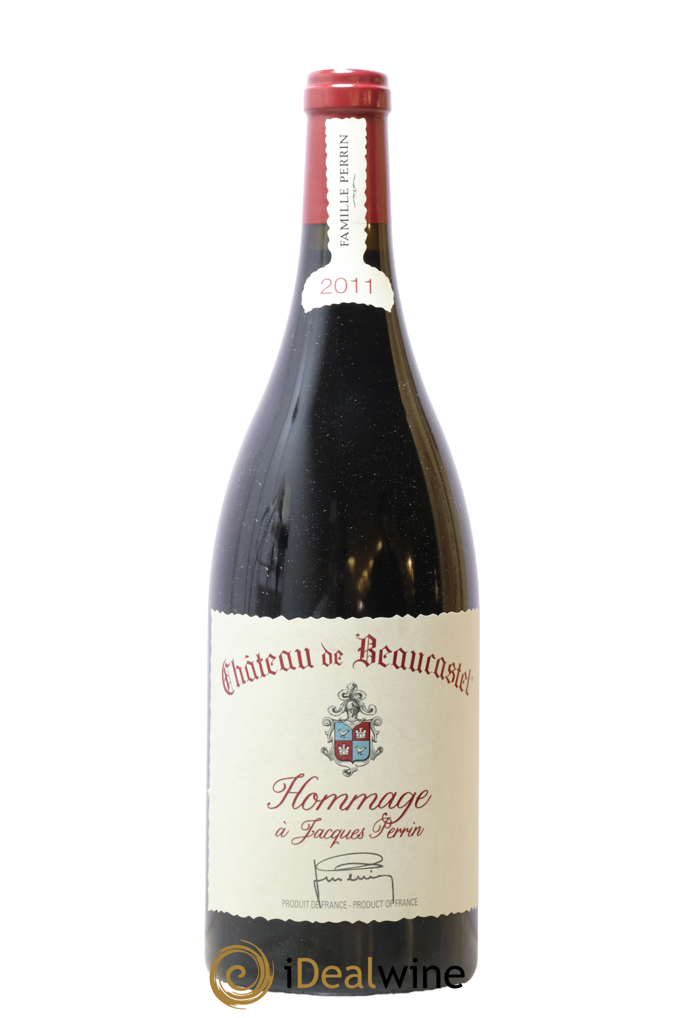 Châteauneuf-du-Pape Château de Beaucastel Hommage à Jacques Perrin Famille Perrin 2011 - Posten von 1 Magnum - 1
