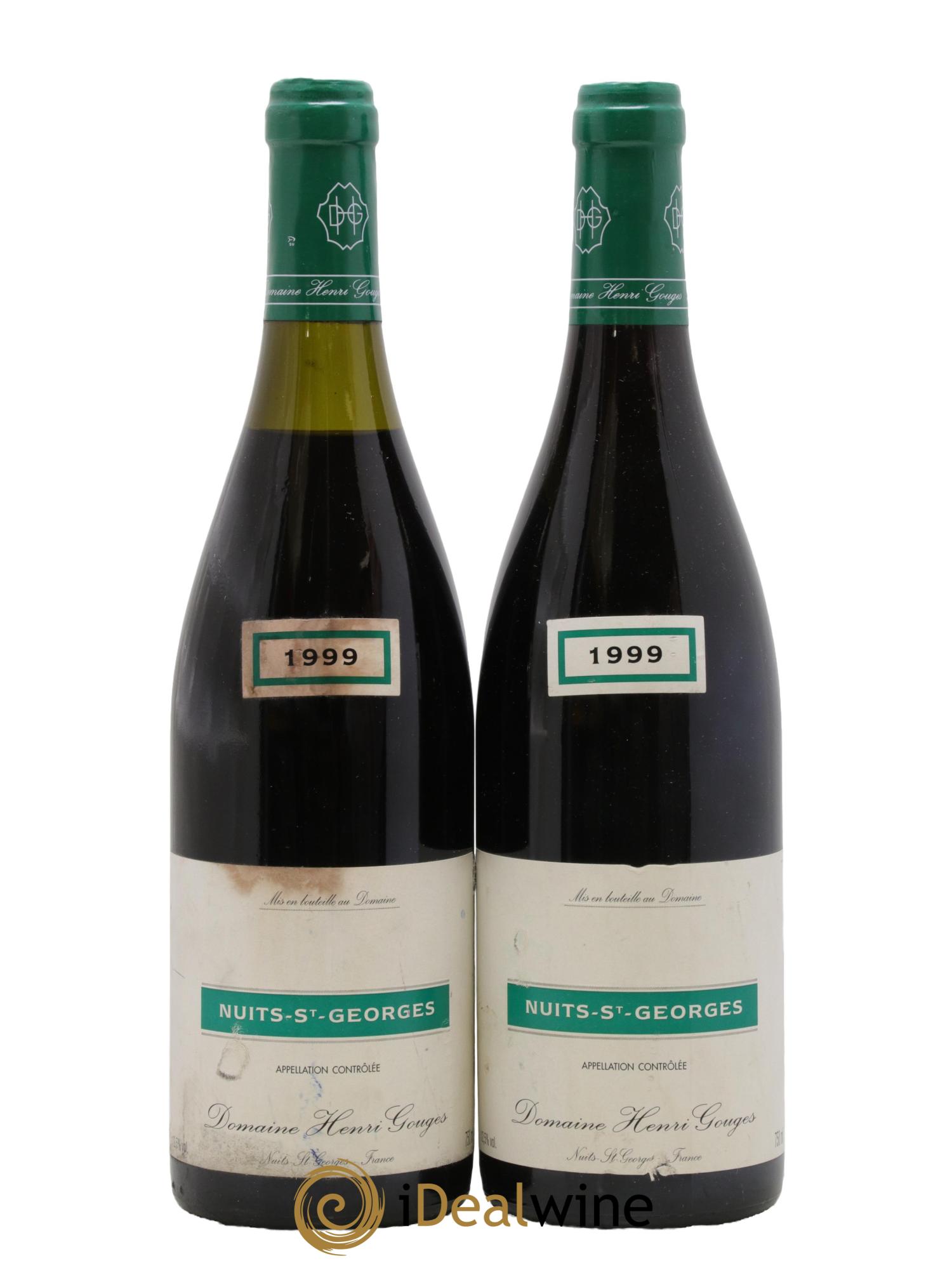 Nuits-Saint-Georges Henri Gouges 1999 - Lot de 2 bouteilles - 0