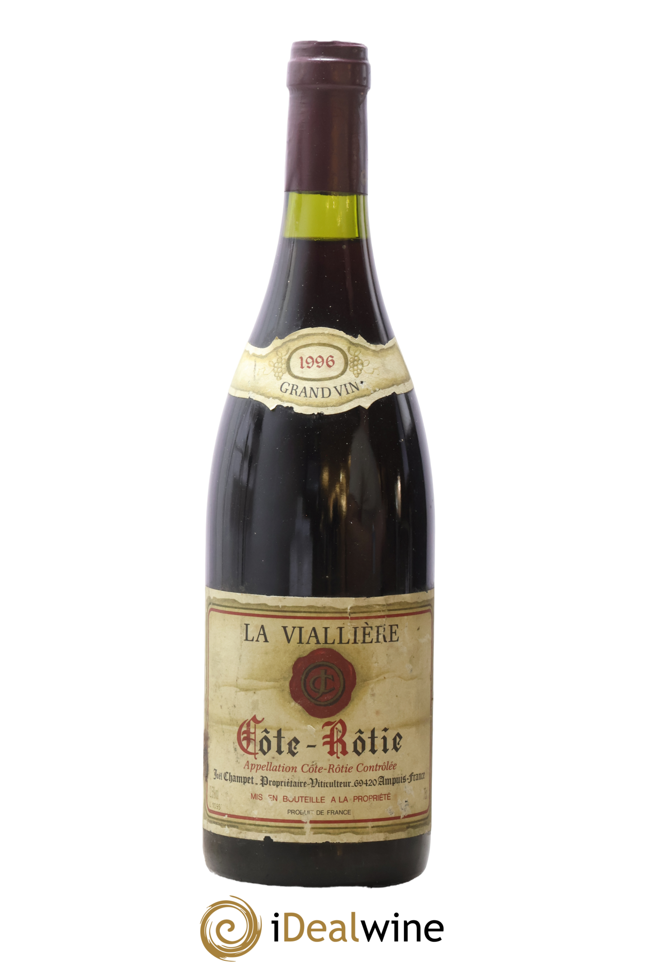 Côte-Rôtie La Viallière Champet 1996 - Lot de 1 bouteille - 0