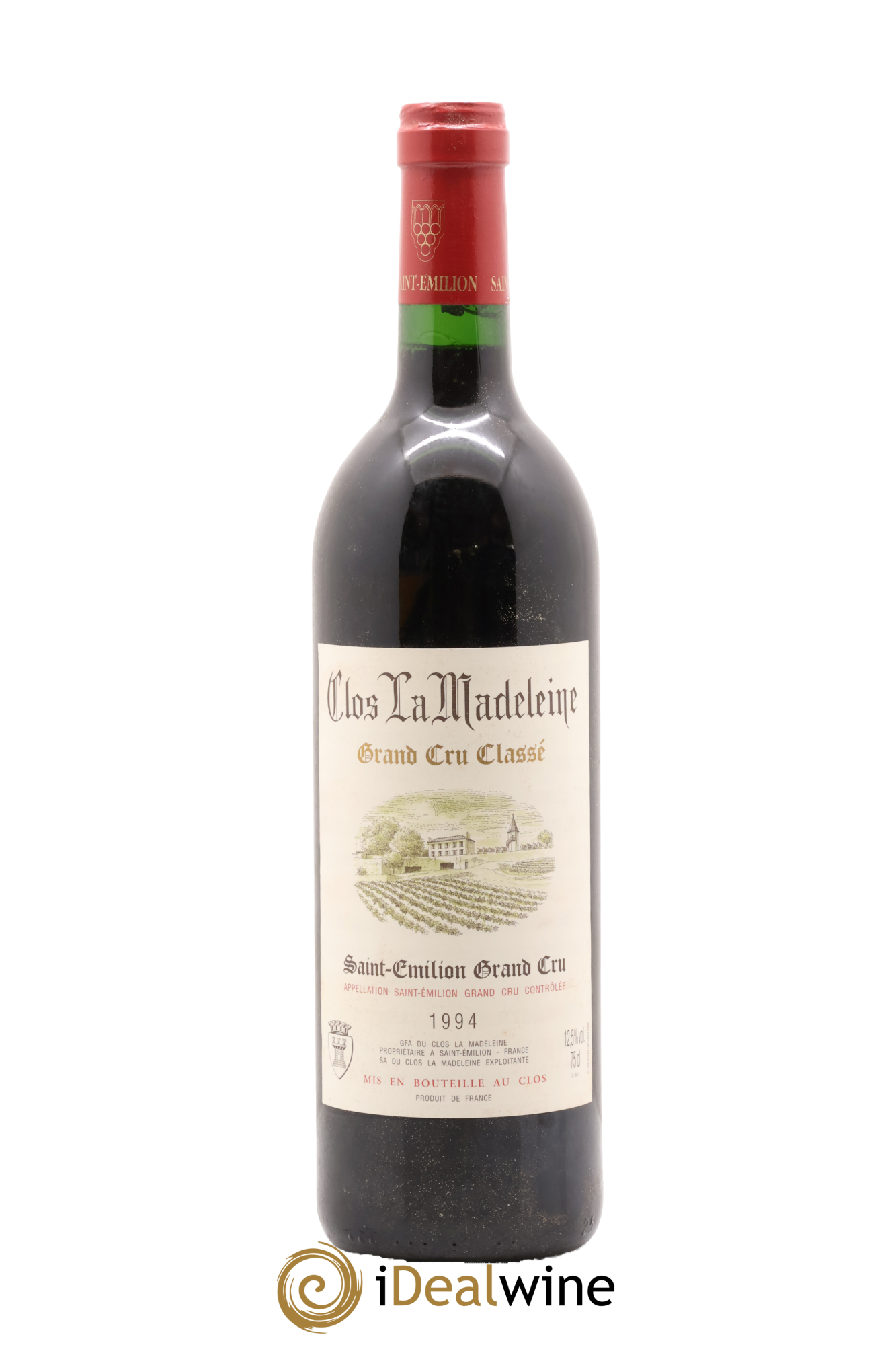 Clos la Madeleine Grand Cru Classé 1994 - Lot de 1 bouteille - 0