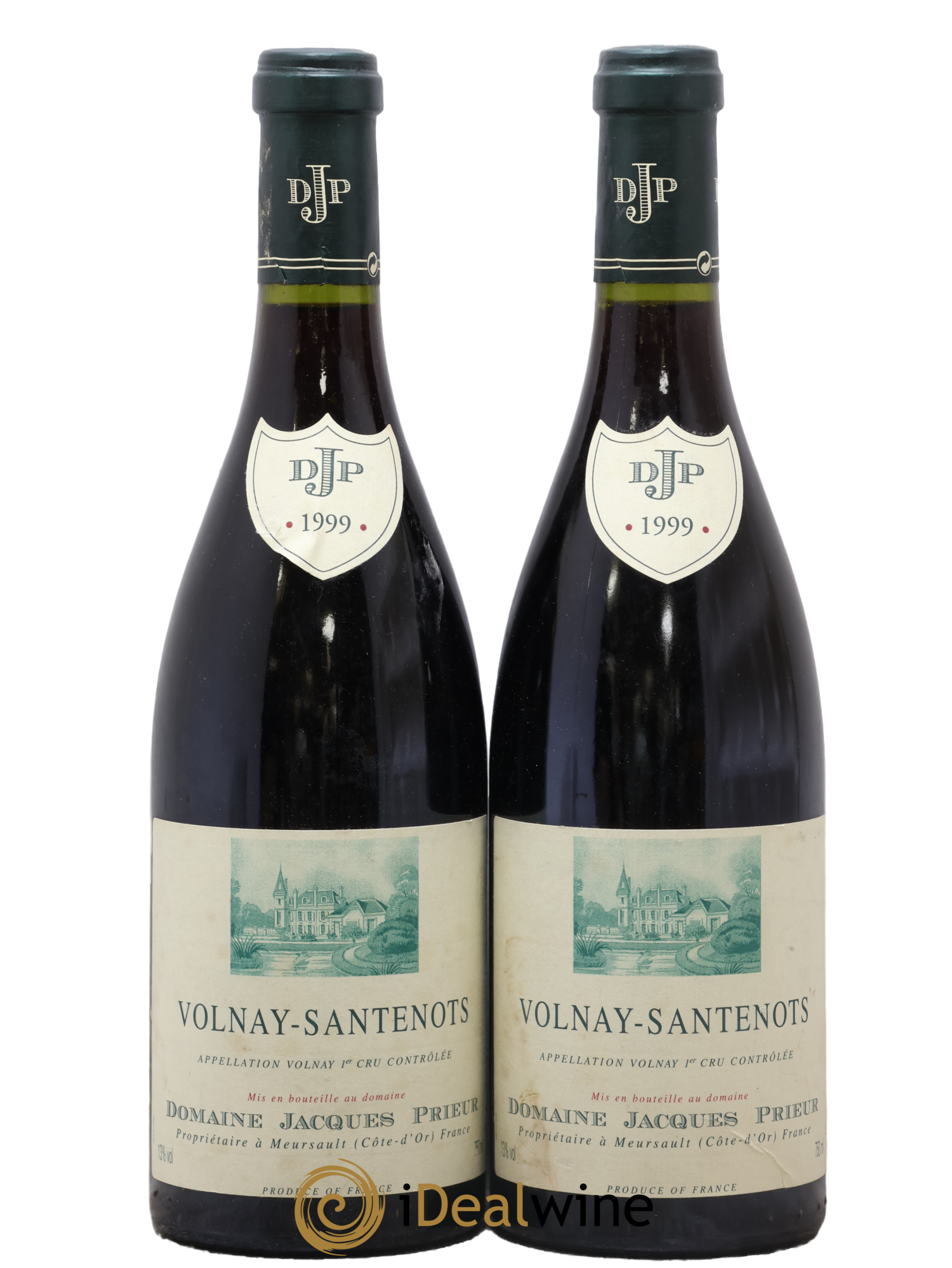Volnay 1er Cru Santenots Jacques Prieur (Domaine) 1999 - Lot de 2 bouteilles - 0
