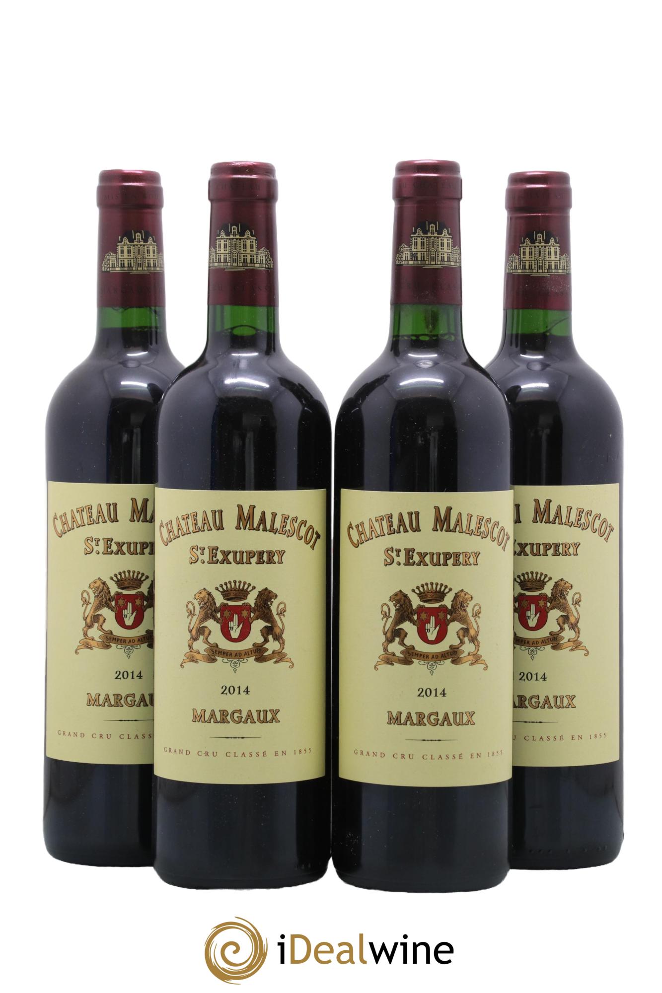 Château Malescot Saint-Exupéry 3ème Grand Cru Classé 2014 - Lot de 4 bouteilles - 0