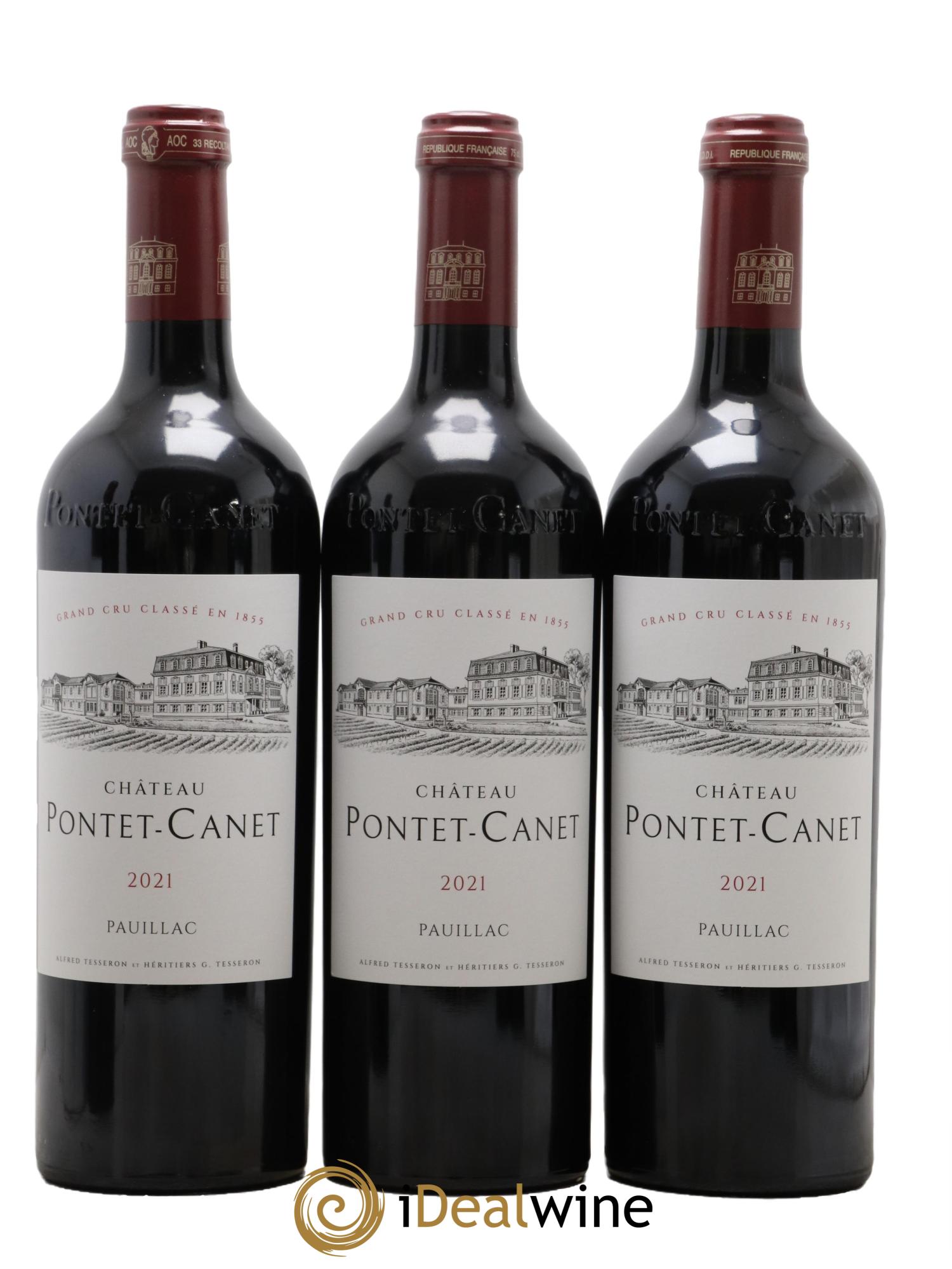 Château Pontet Canet 5ème Grand Cru Classé  2021 - Lot of 6 bottles - 2