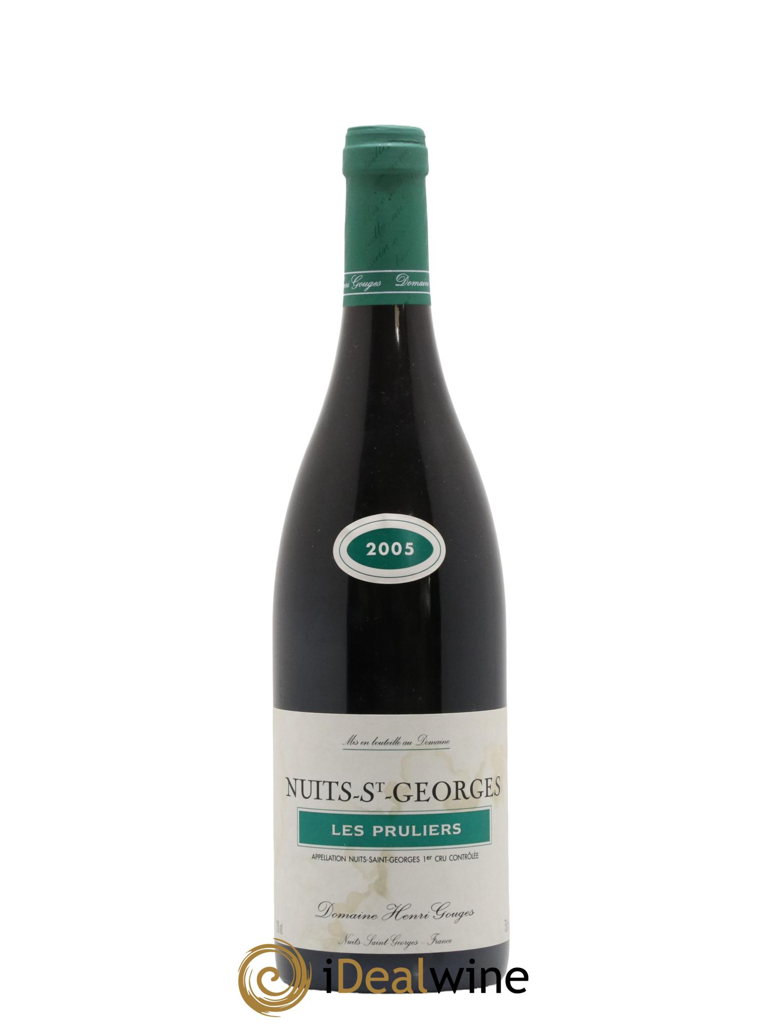 Nuits-Saint-Georges 1er Cru Les Pruliers Henri Gouges 2005 - Lot de 1 bouteille - 0