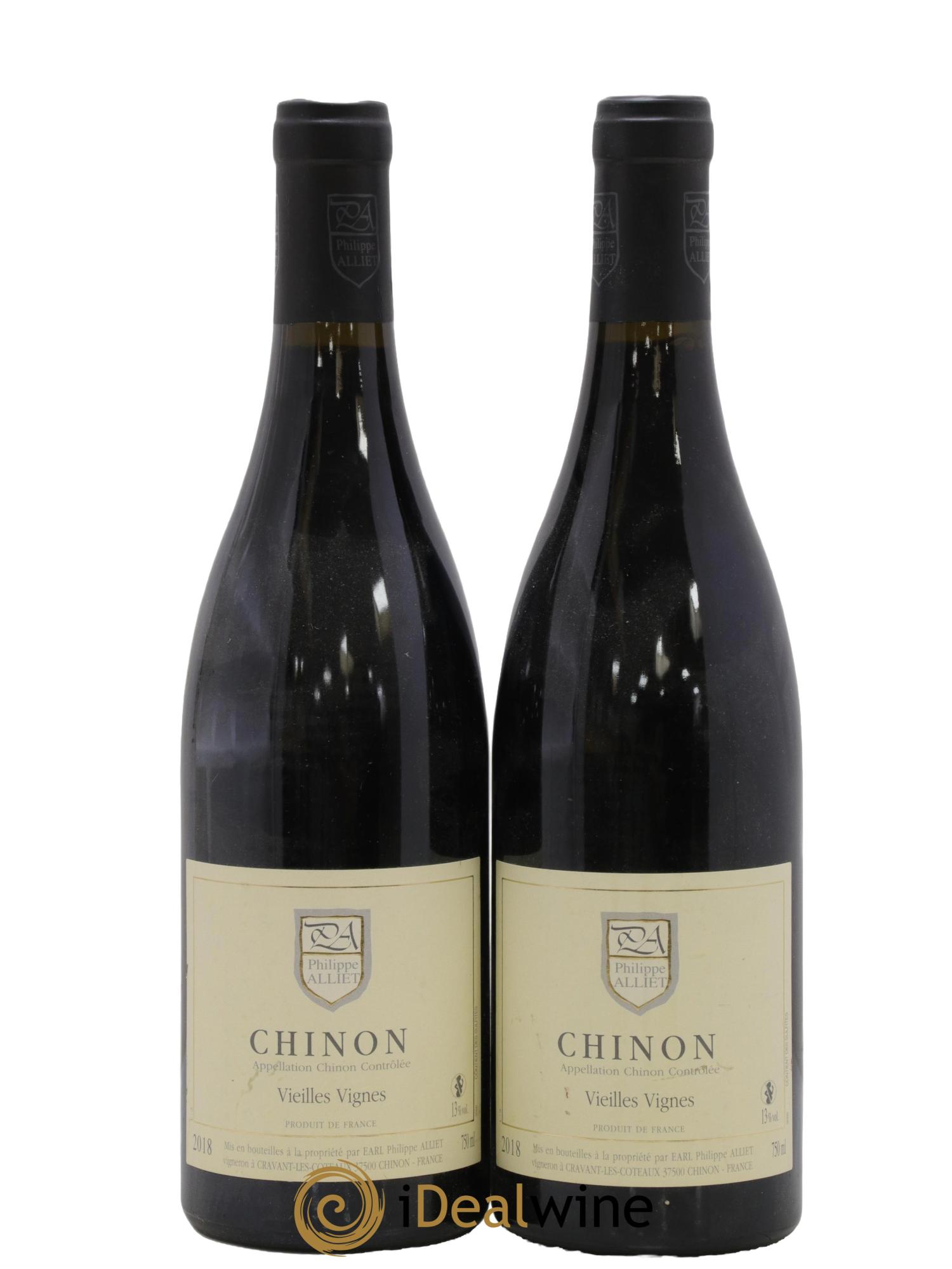 Chinon Vieilles Vignes Philippe Alliet 2018 - Lot de 2 bouteilles - 0