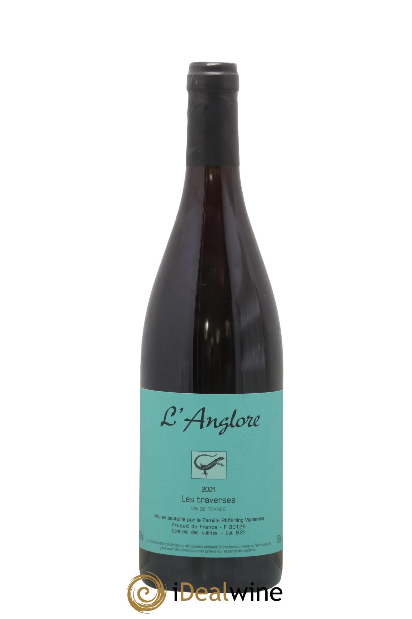 Vin de France Les Traverses L'Anglore 2021 - Lot de 1 bouteille - 0