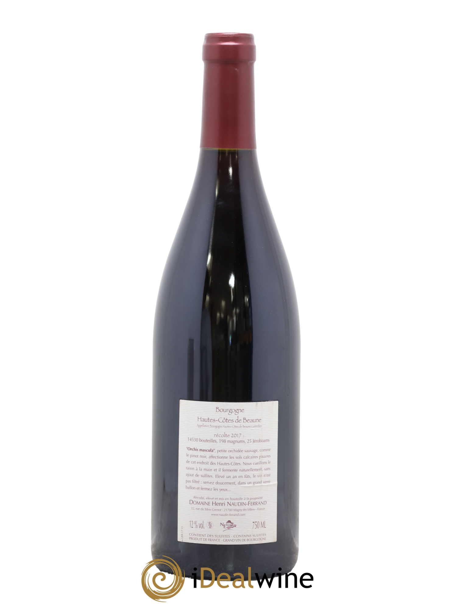 Hautes-Côtes de Beaune Orchis Mascula Naudin-Ferrand (Domaine) 2017 - Lot de 1 bouteille - 1