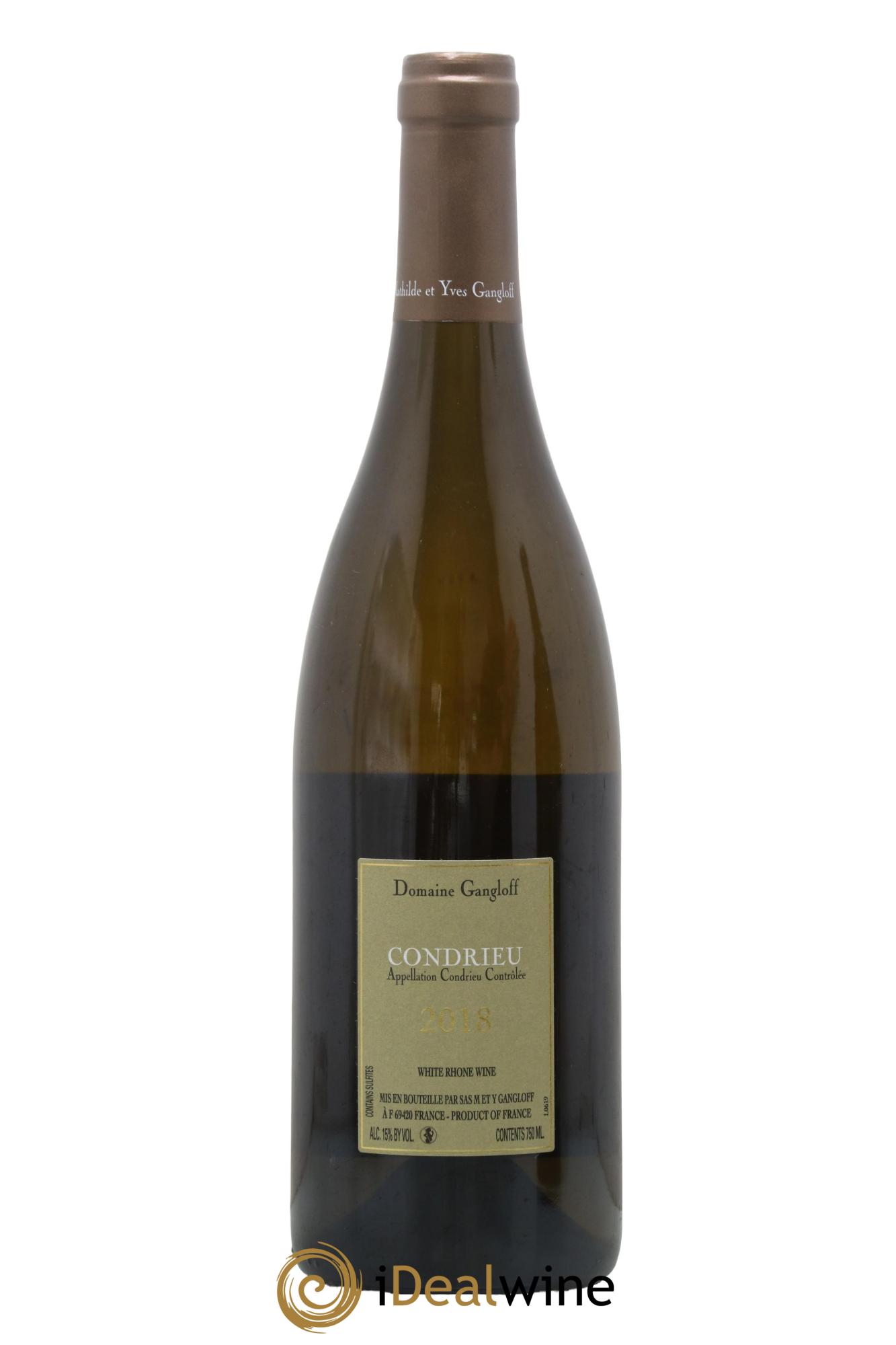 Condrieu Domaine Gangloff (Domaine) 2018 - Lot de 1 bouteille - 1