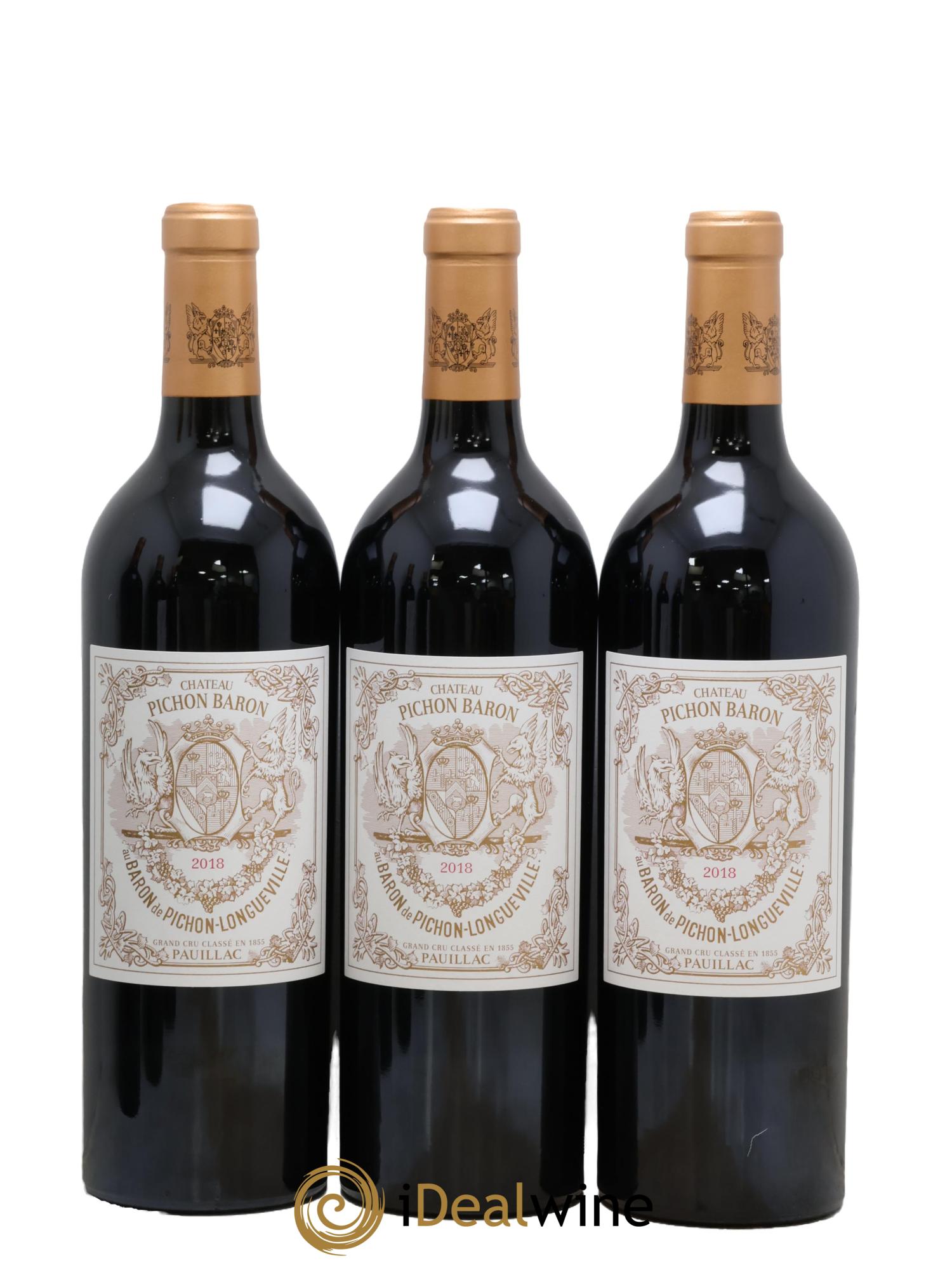 Pichon Longueville Baron 2ème Grand Cru Classé 2018 - Lot de 6 bouteilles - 2