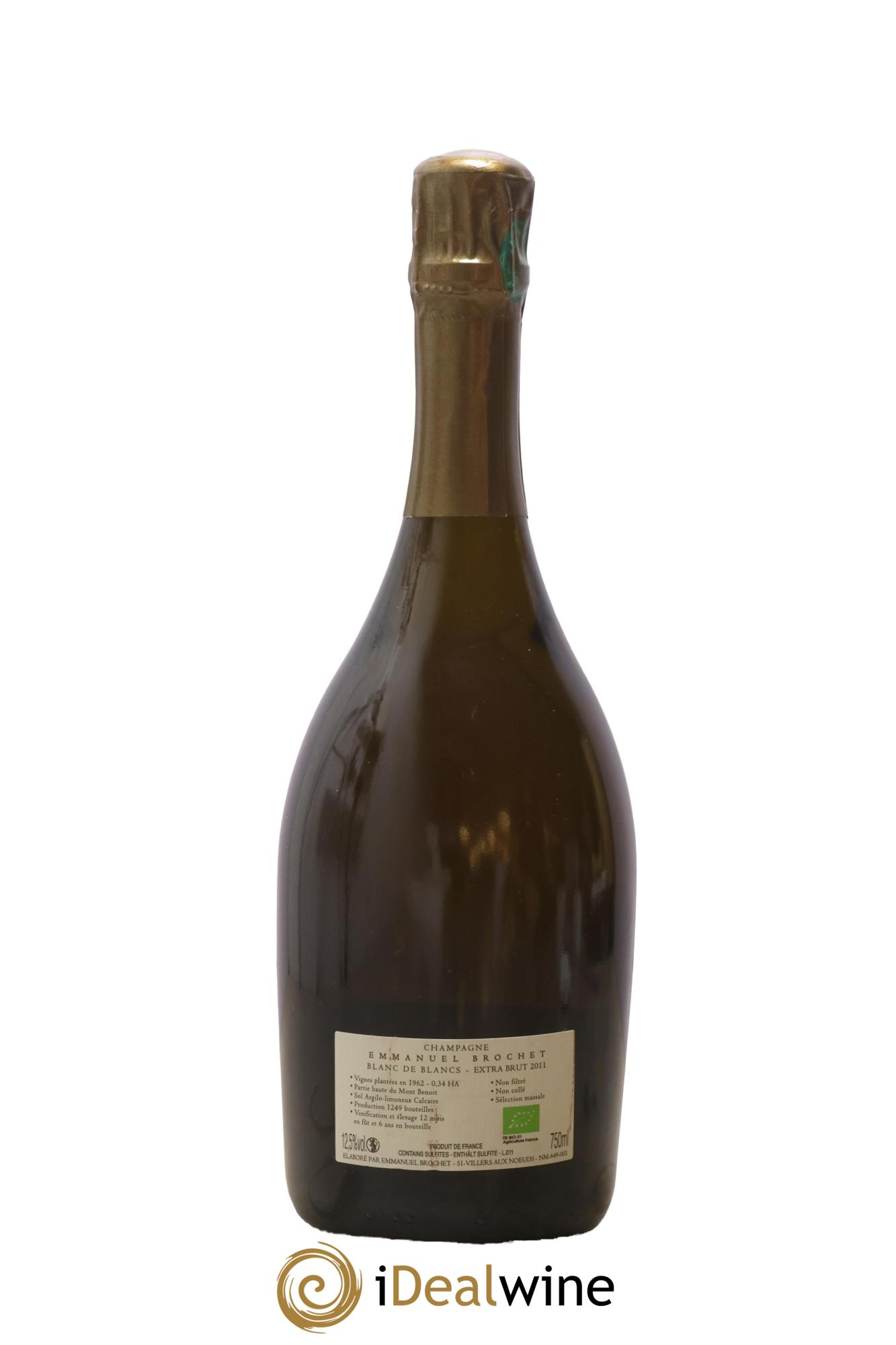 Blanc de Blancs Extra-Brut Les Hauts Chardonnays Emmanuel Brochet 2011 - Lot of 1 bottle - 1