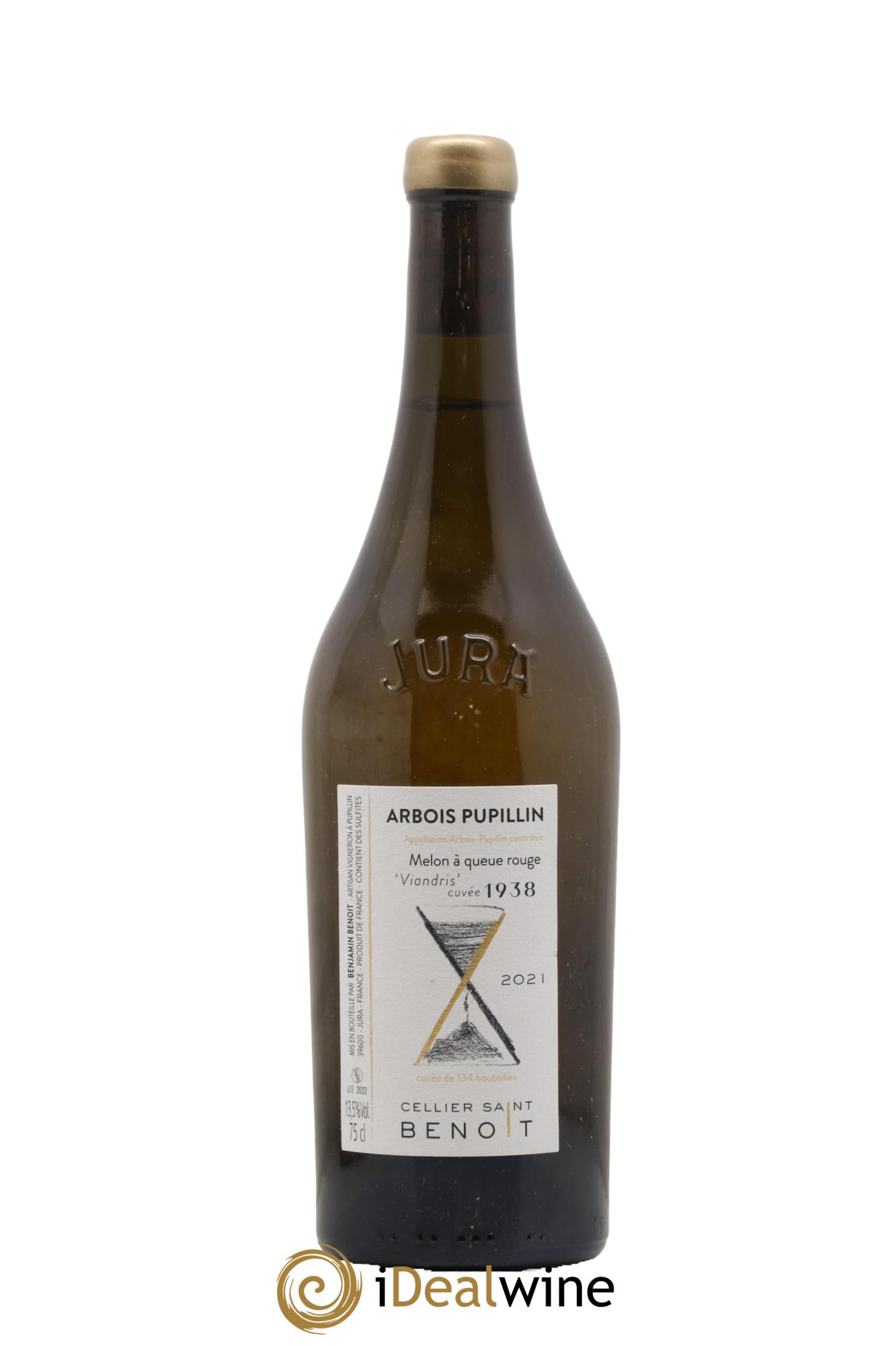 Arbois Viandris 1938 Cellier Saint Benoît 2021 - Lot de 1 bouteille - 0