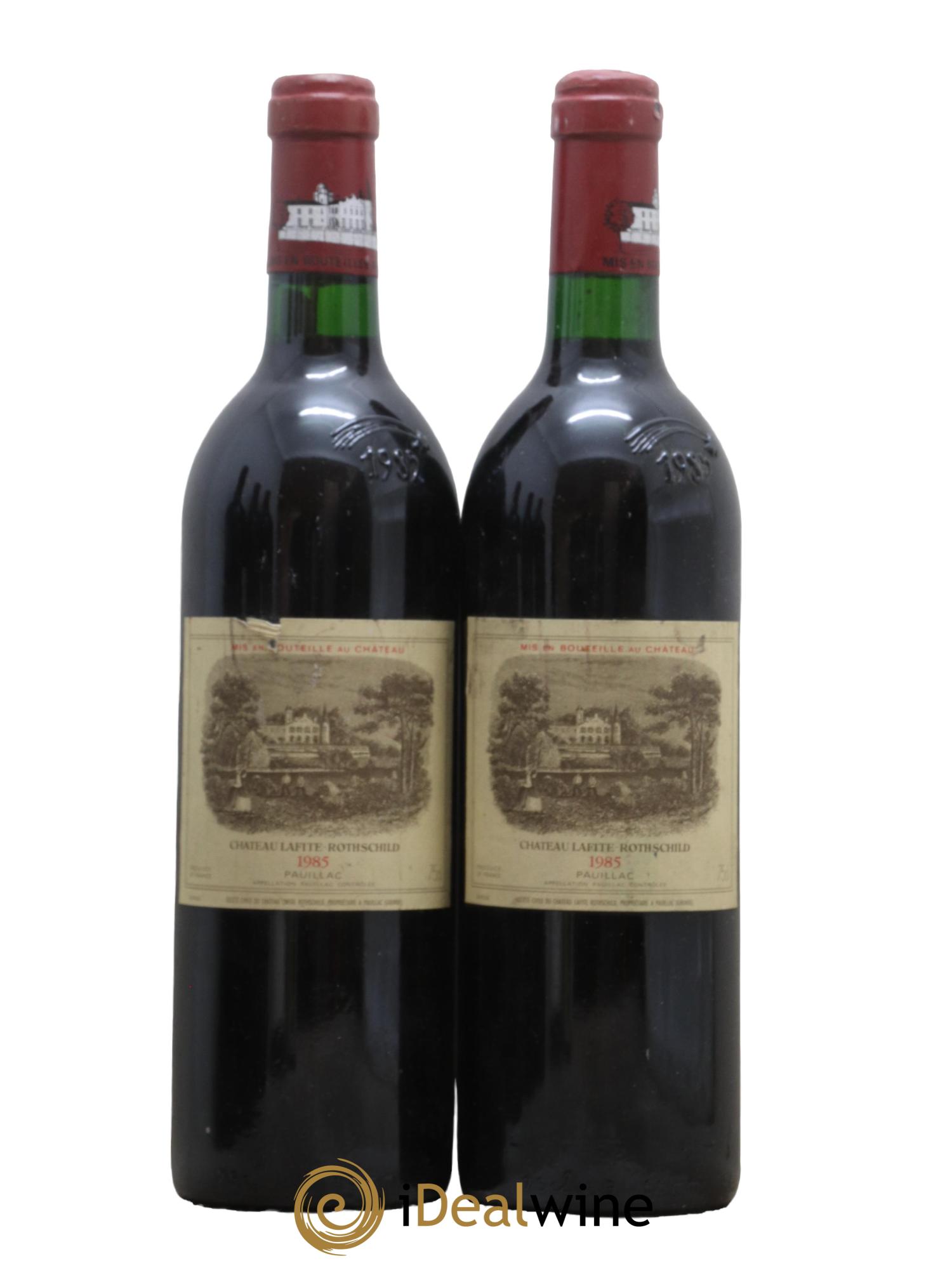 Château Lafite Rothschild 1er Grand Cru Classé 1985 - Lot de 2 bouteilles - 0